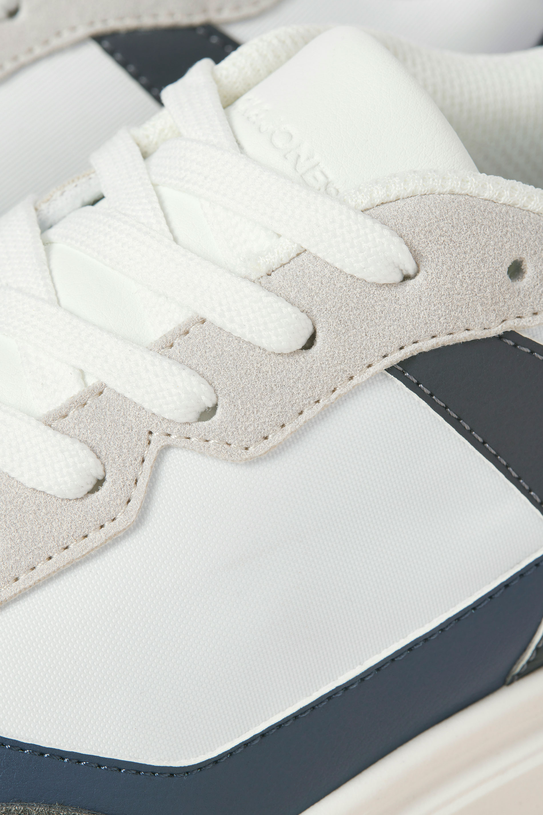 JACK & JONES White PU Runner Trainers | BadRhino 5