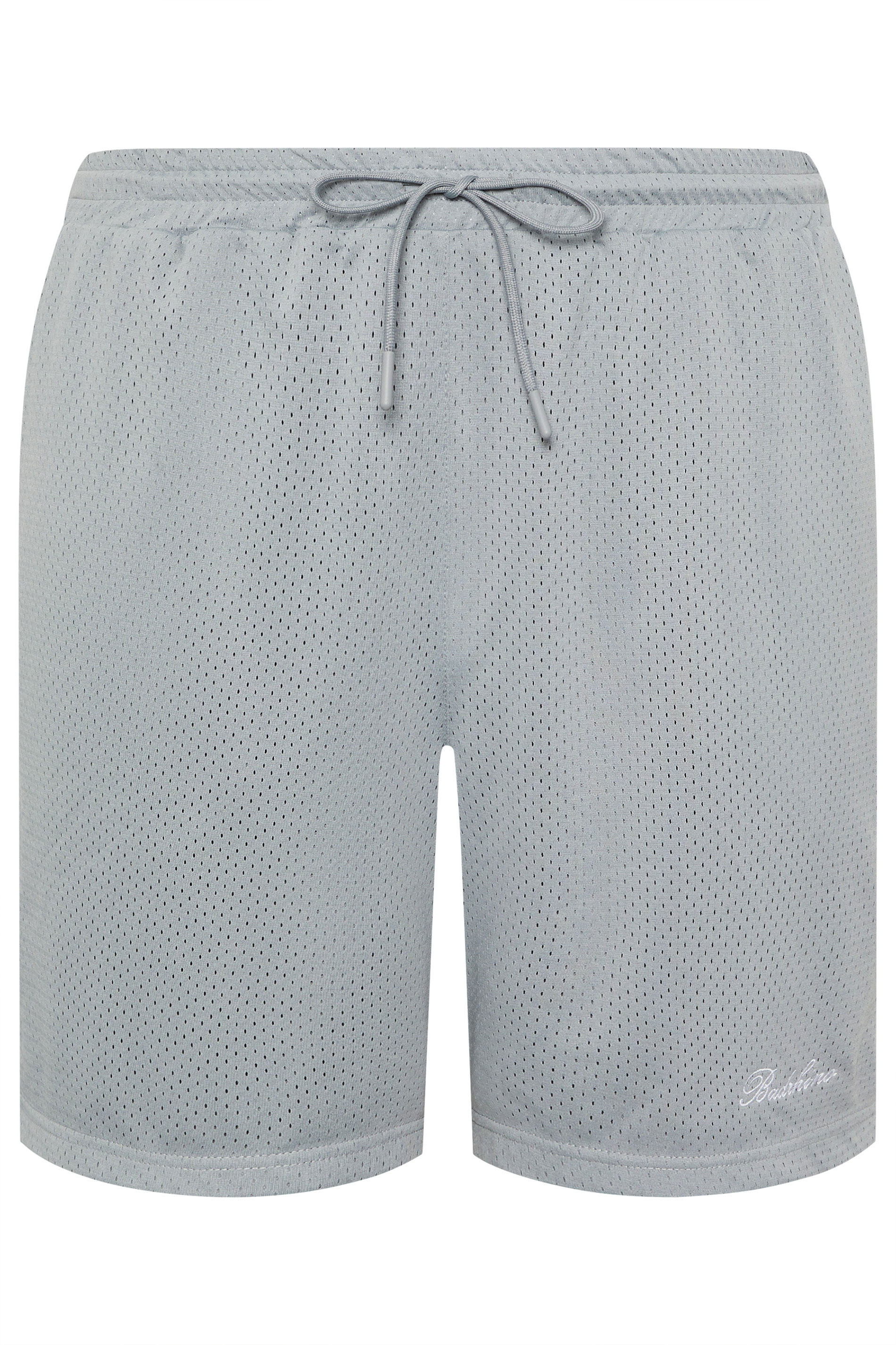 BadRhino Big & Tall Light Grey Lightweight Mesh Shorts | BadRhino 1