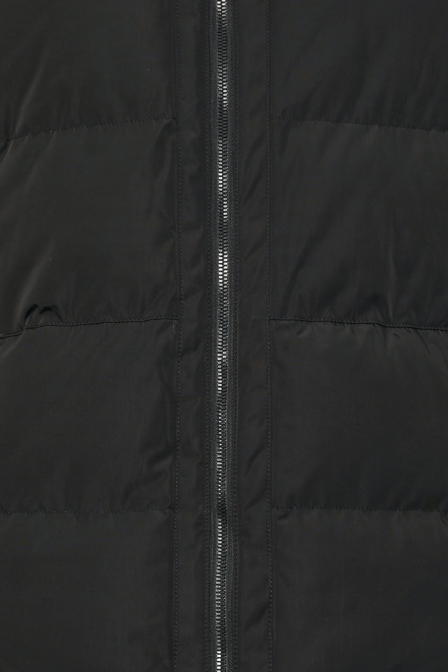 BadRhino Big & Tall Black Hooded Logo Puffer Jacket | BadRhino 4