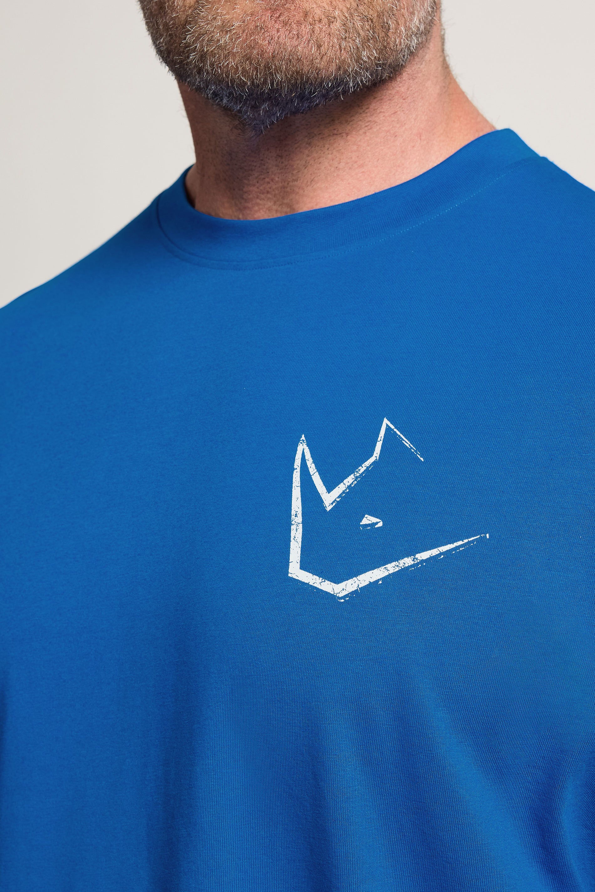 IronRhino Big & Tall Cobalt Blue Old English Logo T-Shirt | BadRhino 6