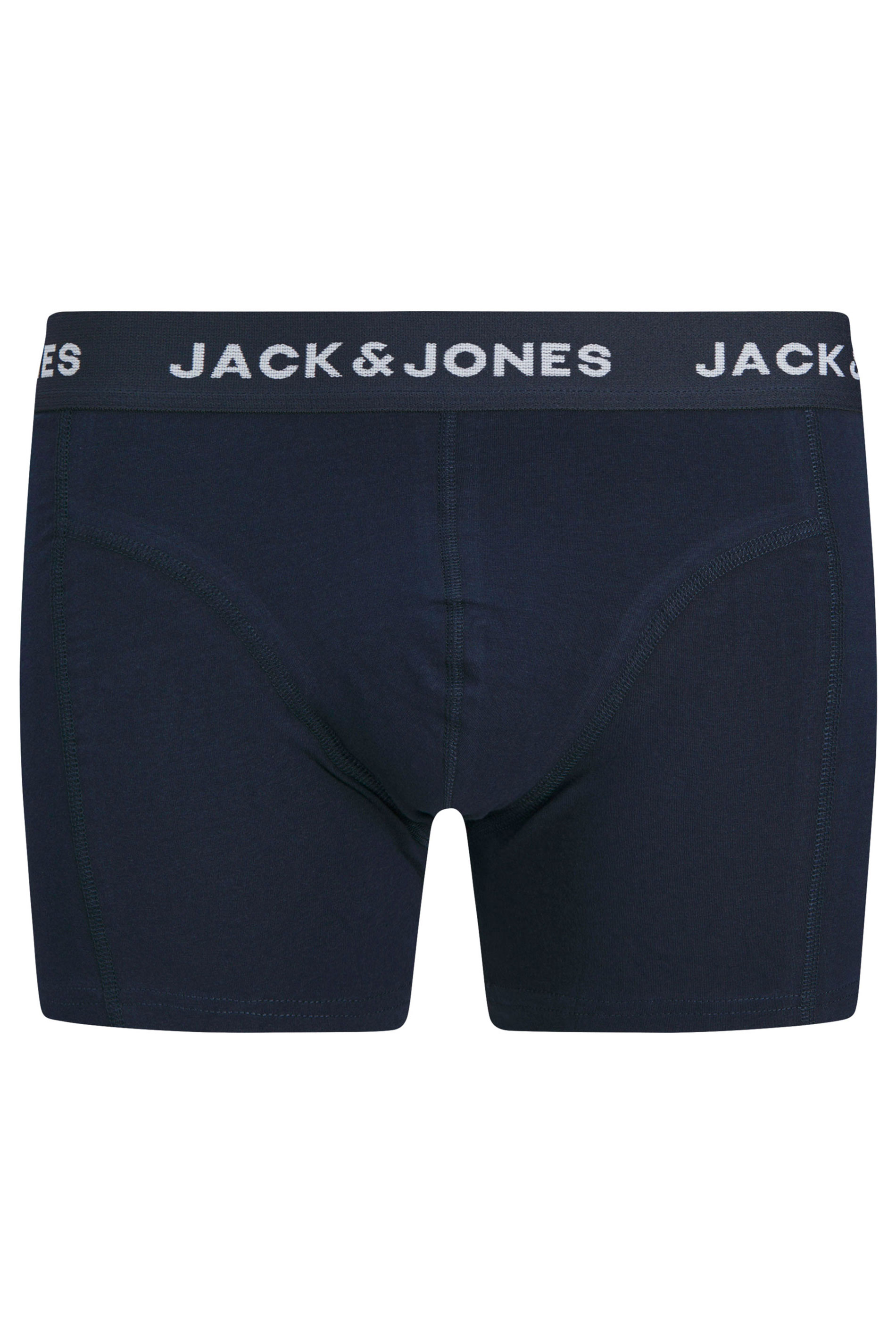 JACK & JONES Big & Tall 3 PACK Navy & Camo Print Boxers | BadRhino 9