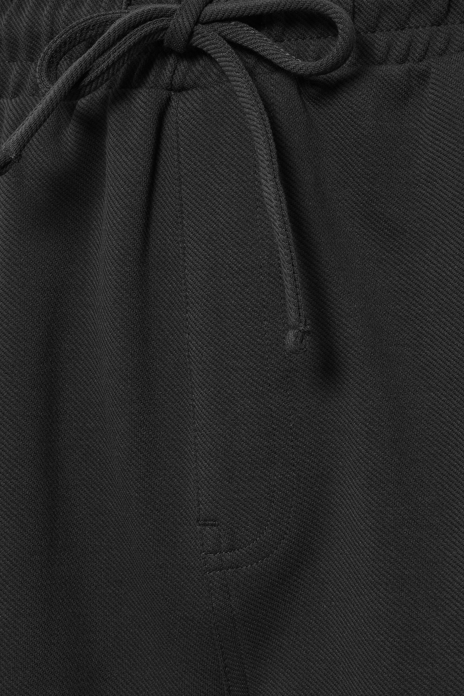 BadRhino Big & Tall Black Textured Jersey Shorts | BadRhino   5