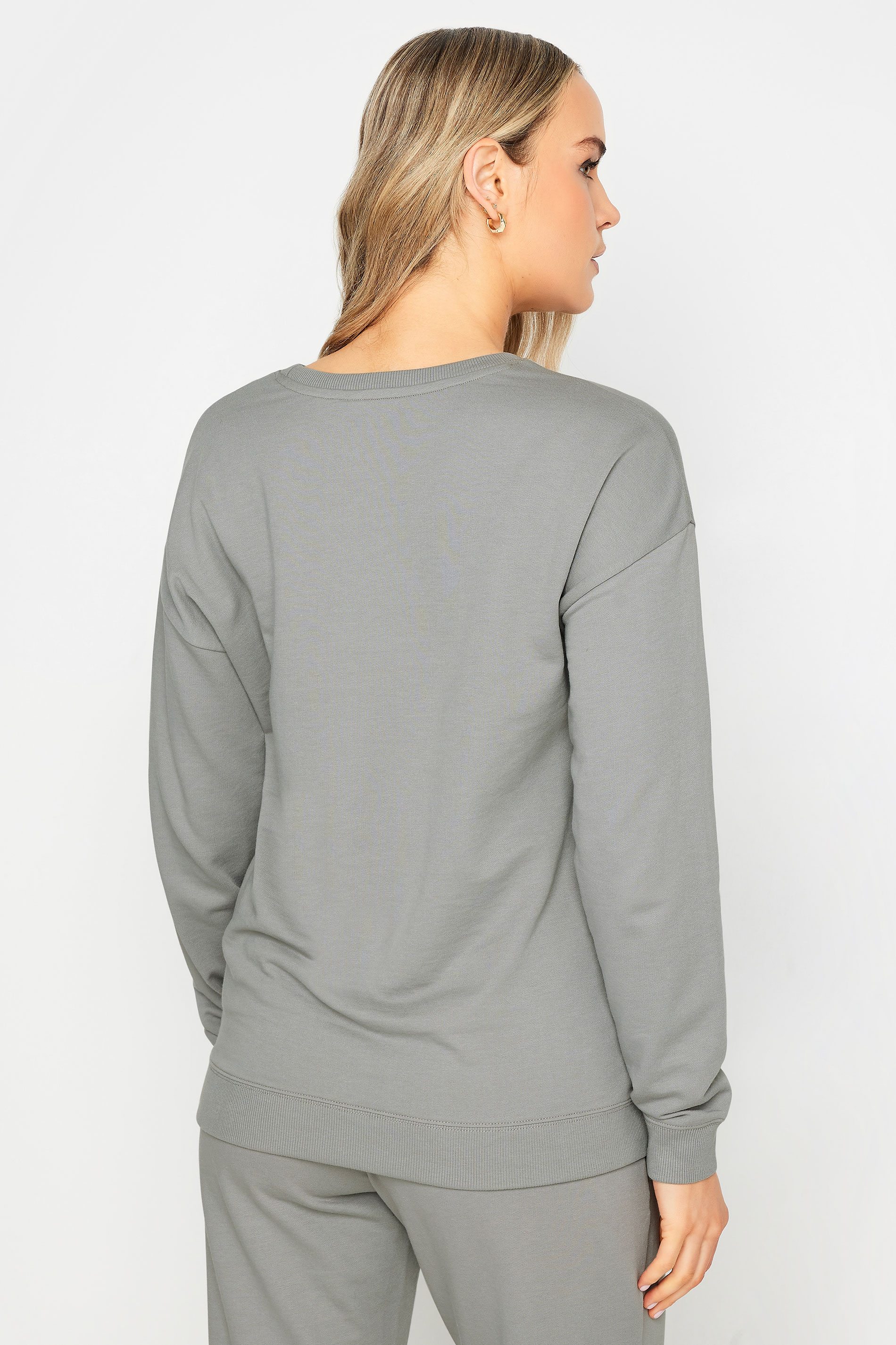 LTS Tall Soft Grey Crew Neck Sweatshirt | Long Tall Sally 4
