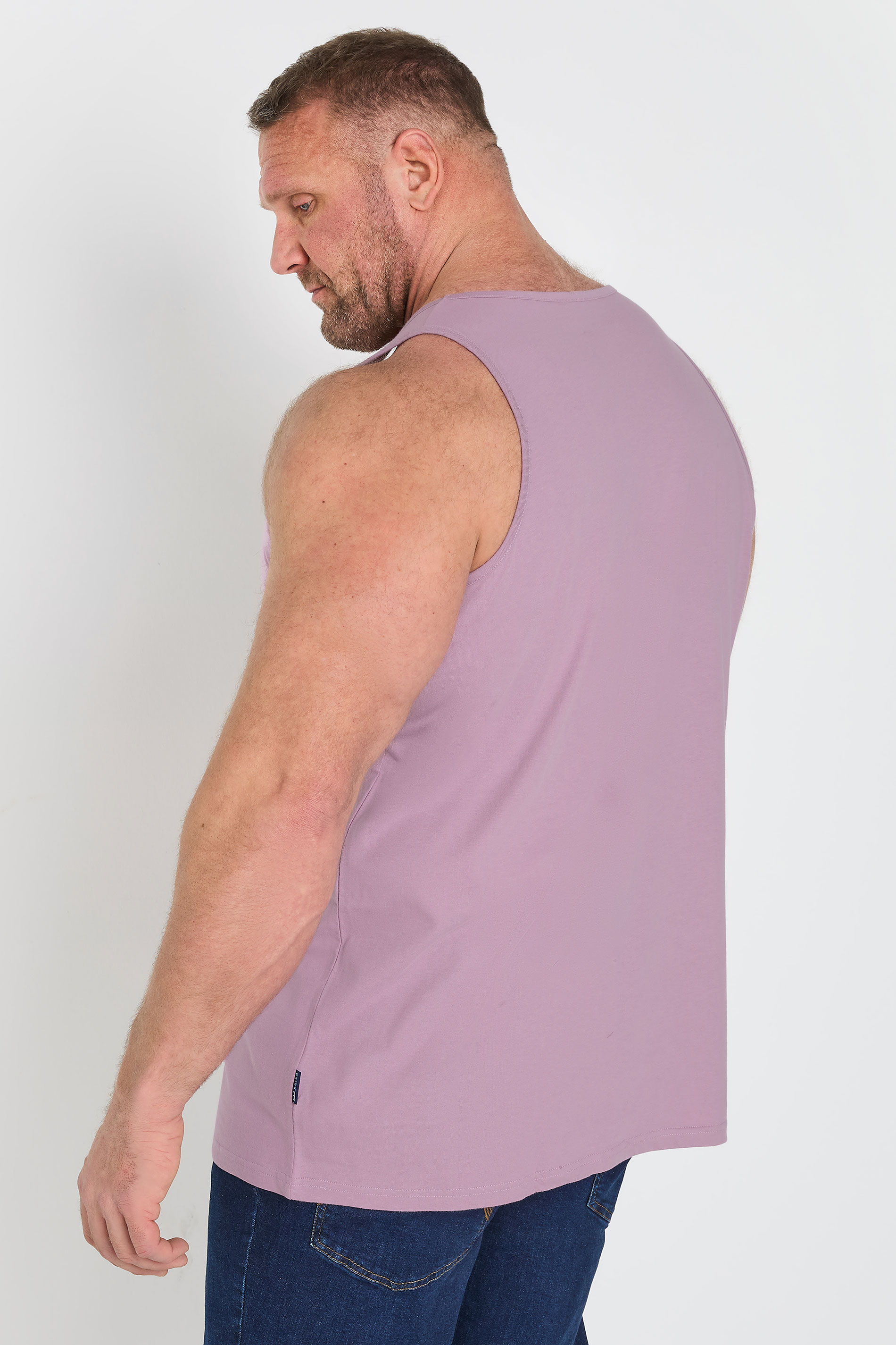 BadRhino Big & Tall Purple/ Blue/ Teal Green 3 Pack Vests | BadRhino 4