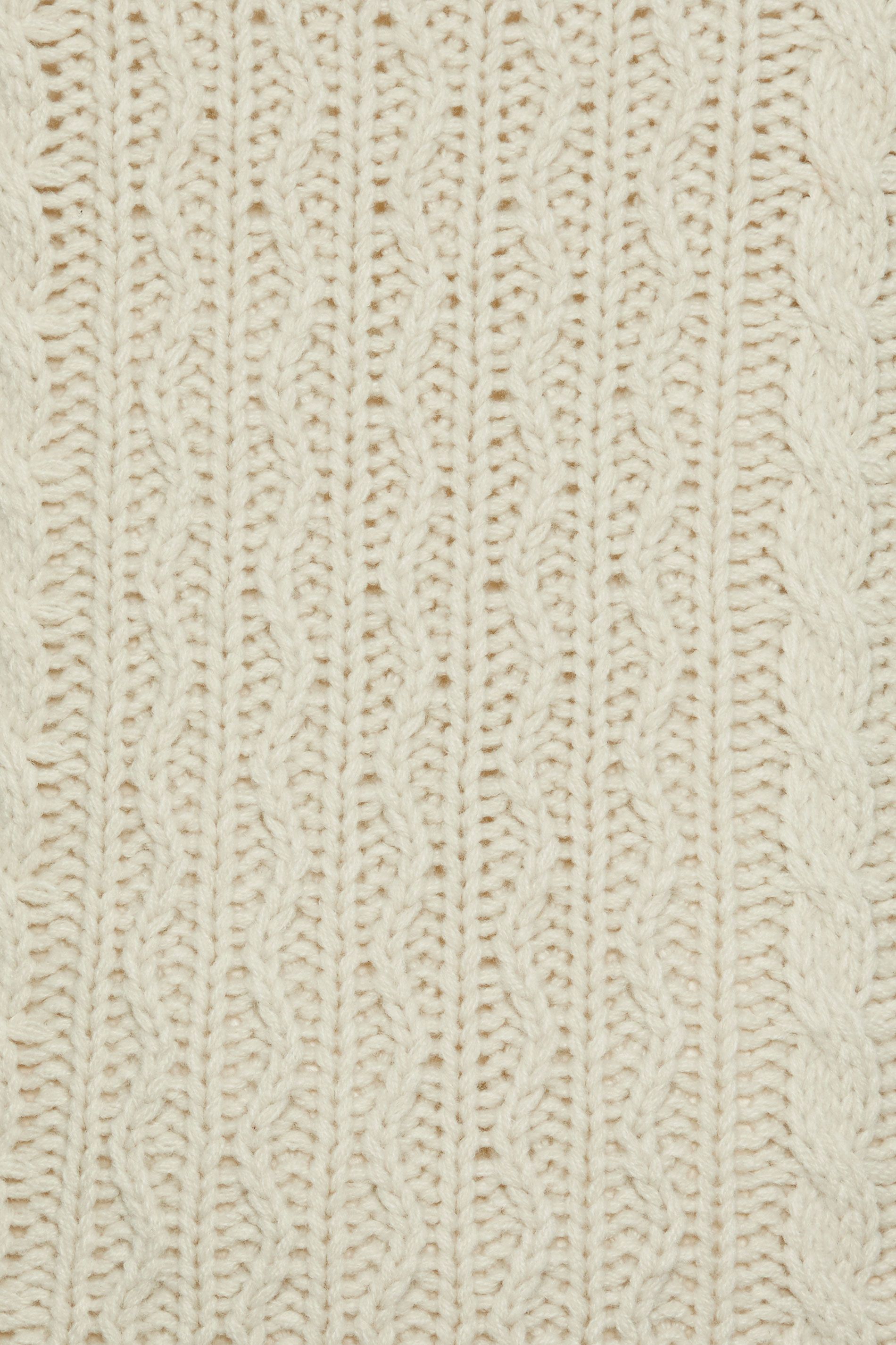 BadRhino Big & Tall Cream Crew Neck Cable Knit Jumper | BadRhino 6