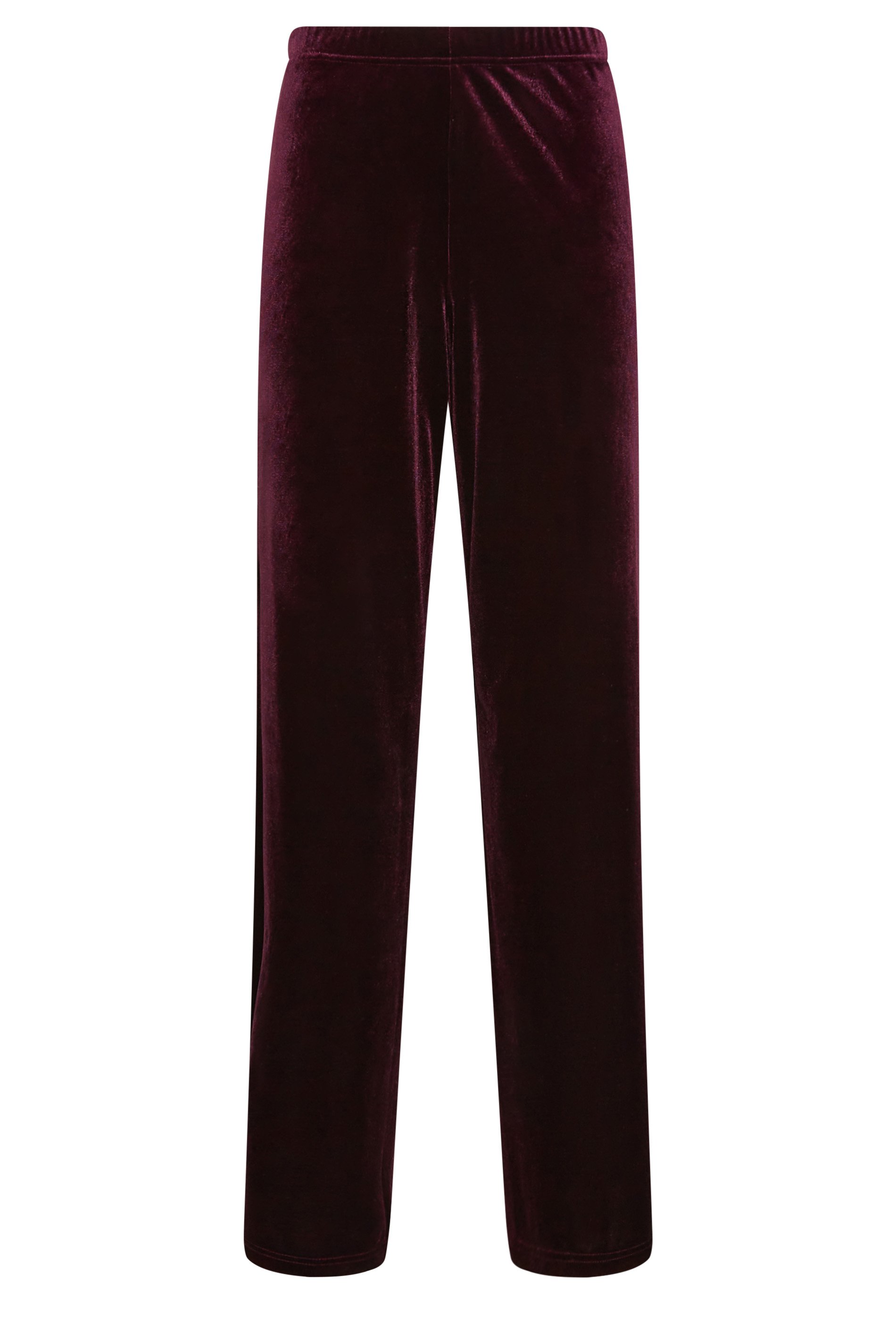 LTS Tall Women's Purple Velvet Wide Leg Trousers | Long Tall Sally