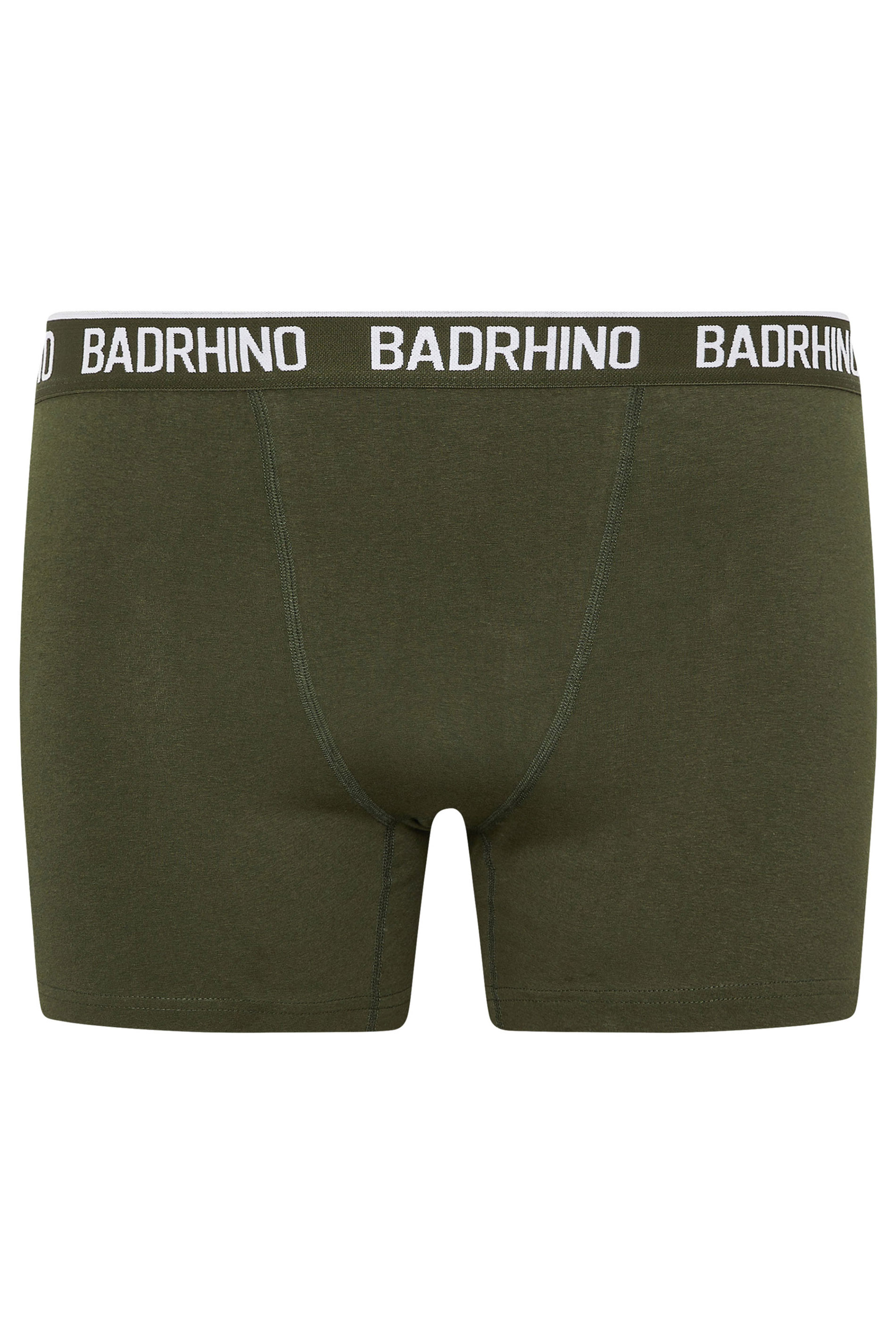 BadRhino 5 PACK Navy Blue/Grey/Green/Burnt Red/Black Boxers | BadRhino 10