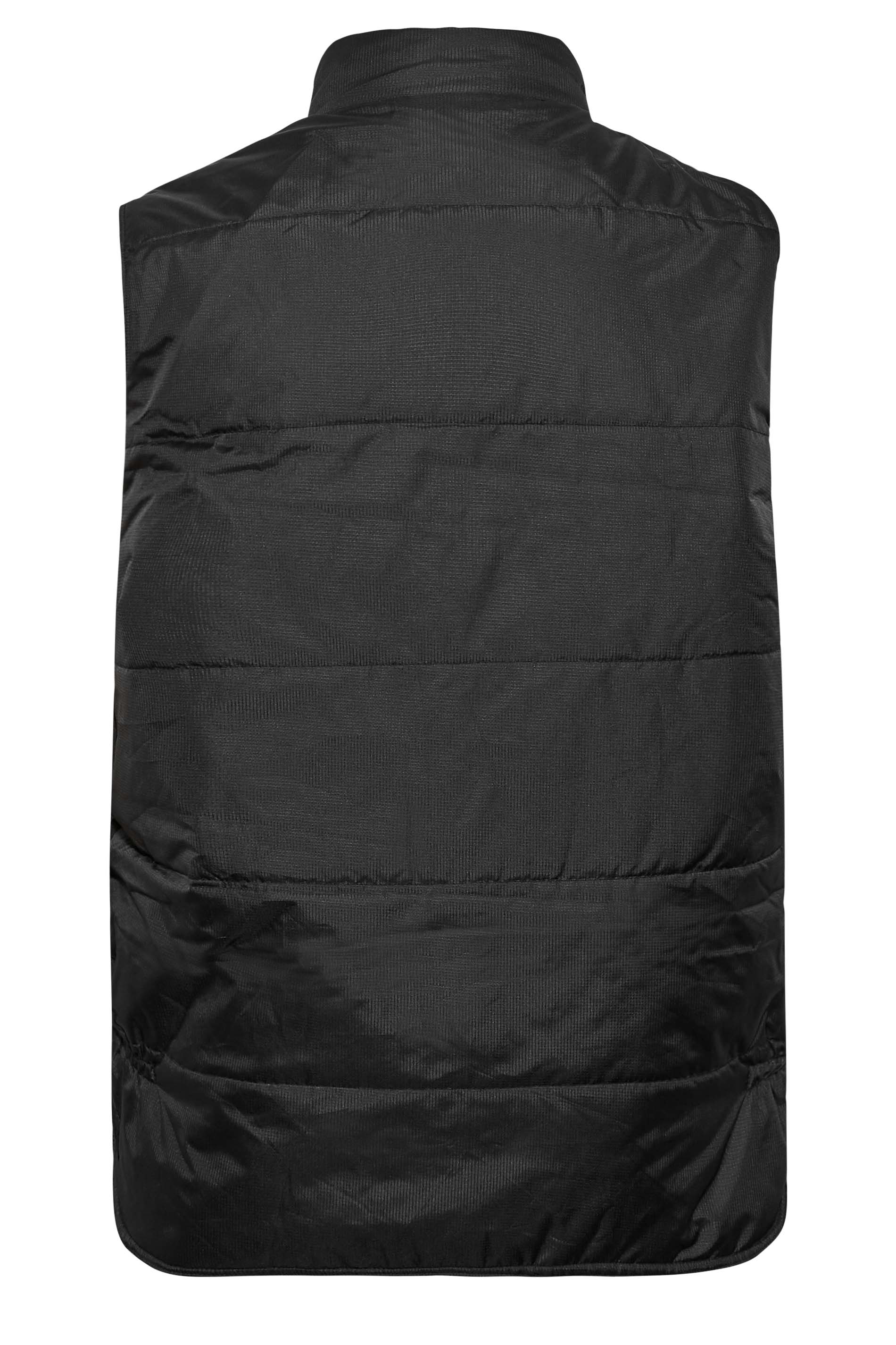 KAM Big & Tall Black Military Multi Pocket Gilet | BadRhino 4