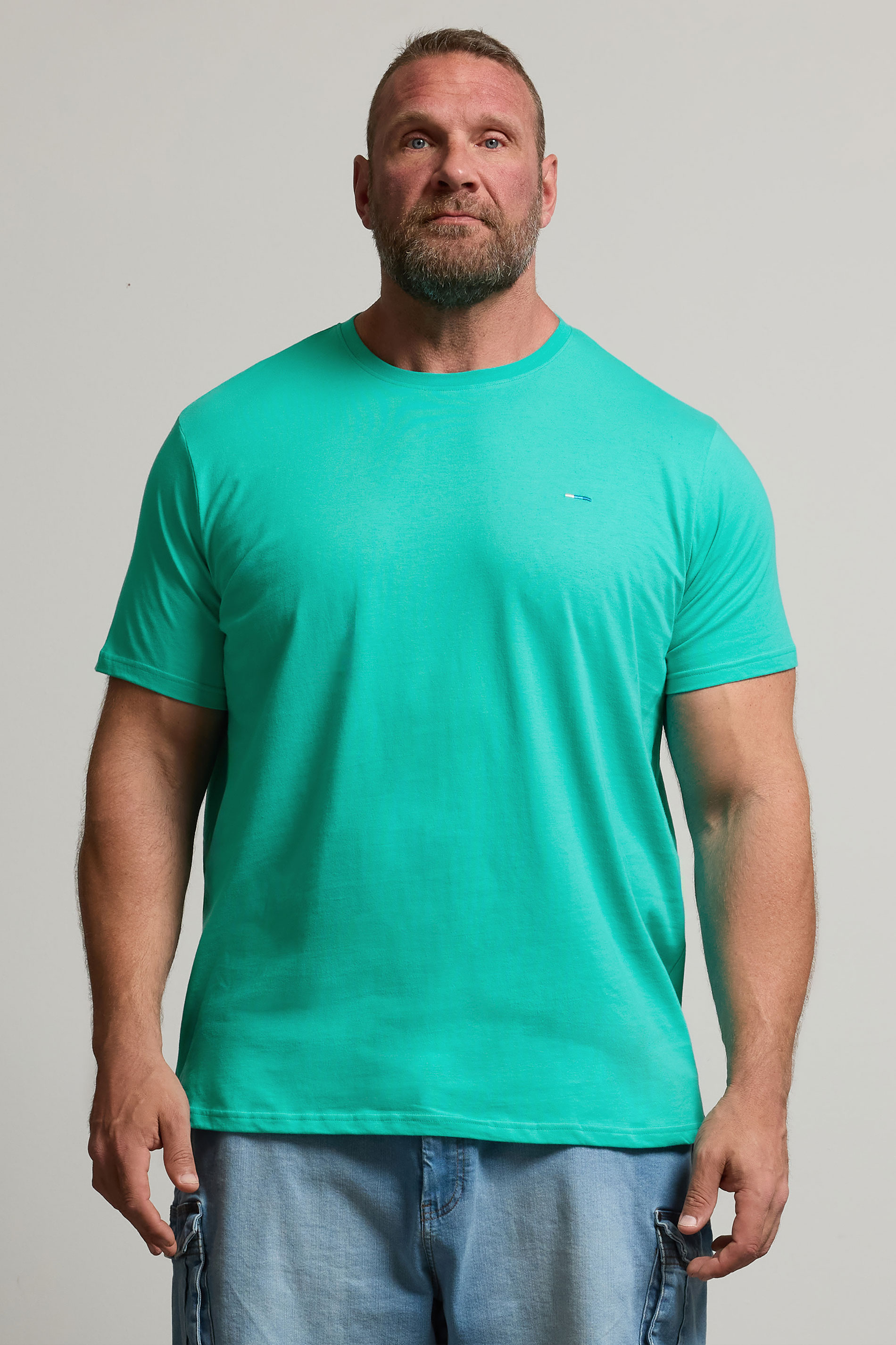 BadRhino Big & Tall Teal Green Core T-shirt | BadRhino 2