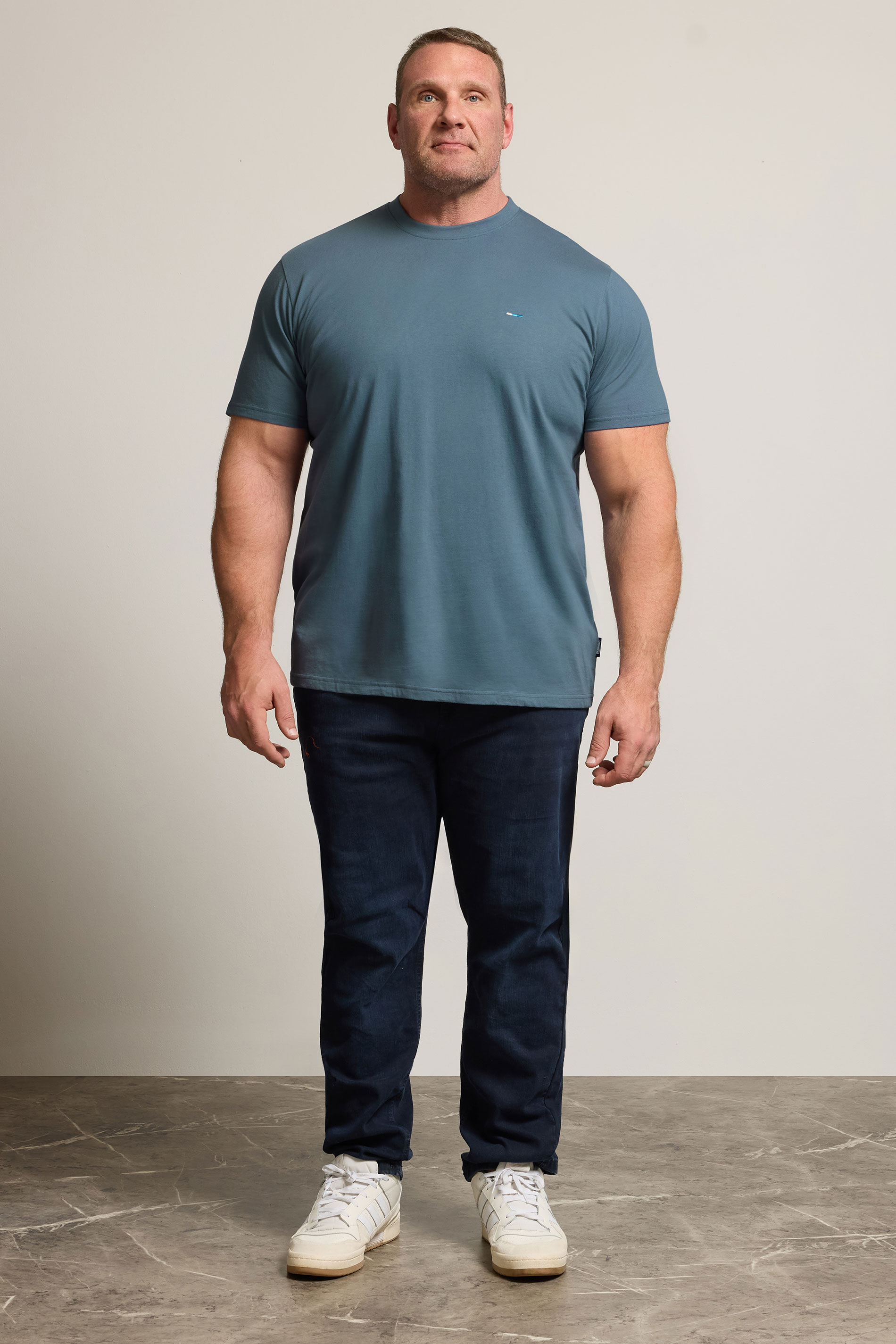 BadRhino Big & Tall Petrol Blue Core T-Shirt | BadRhino 2
