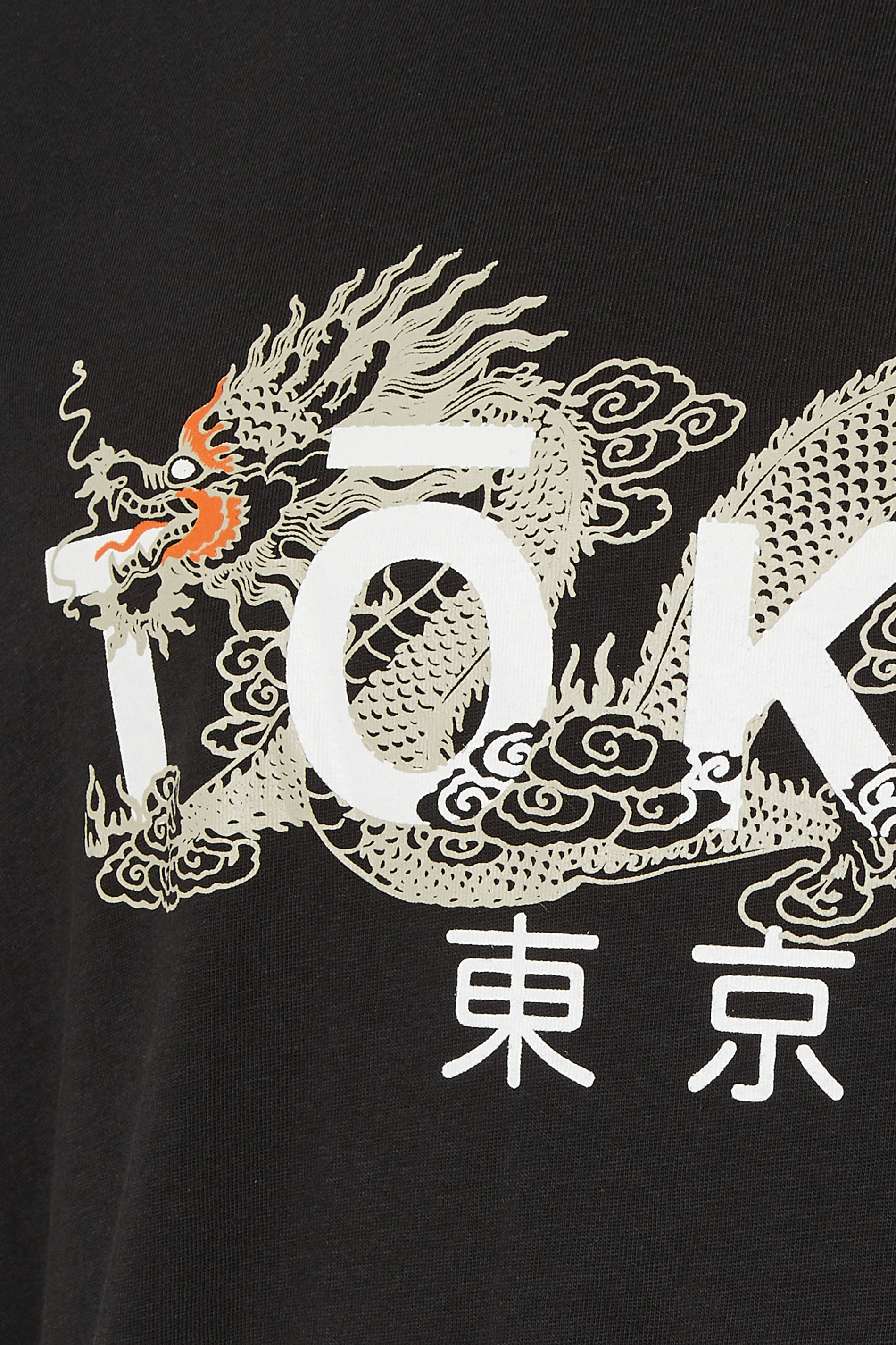 D555  Big & Tall Black Tokyo T-Shirt | BadRhino 3