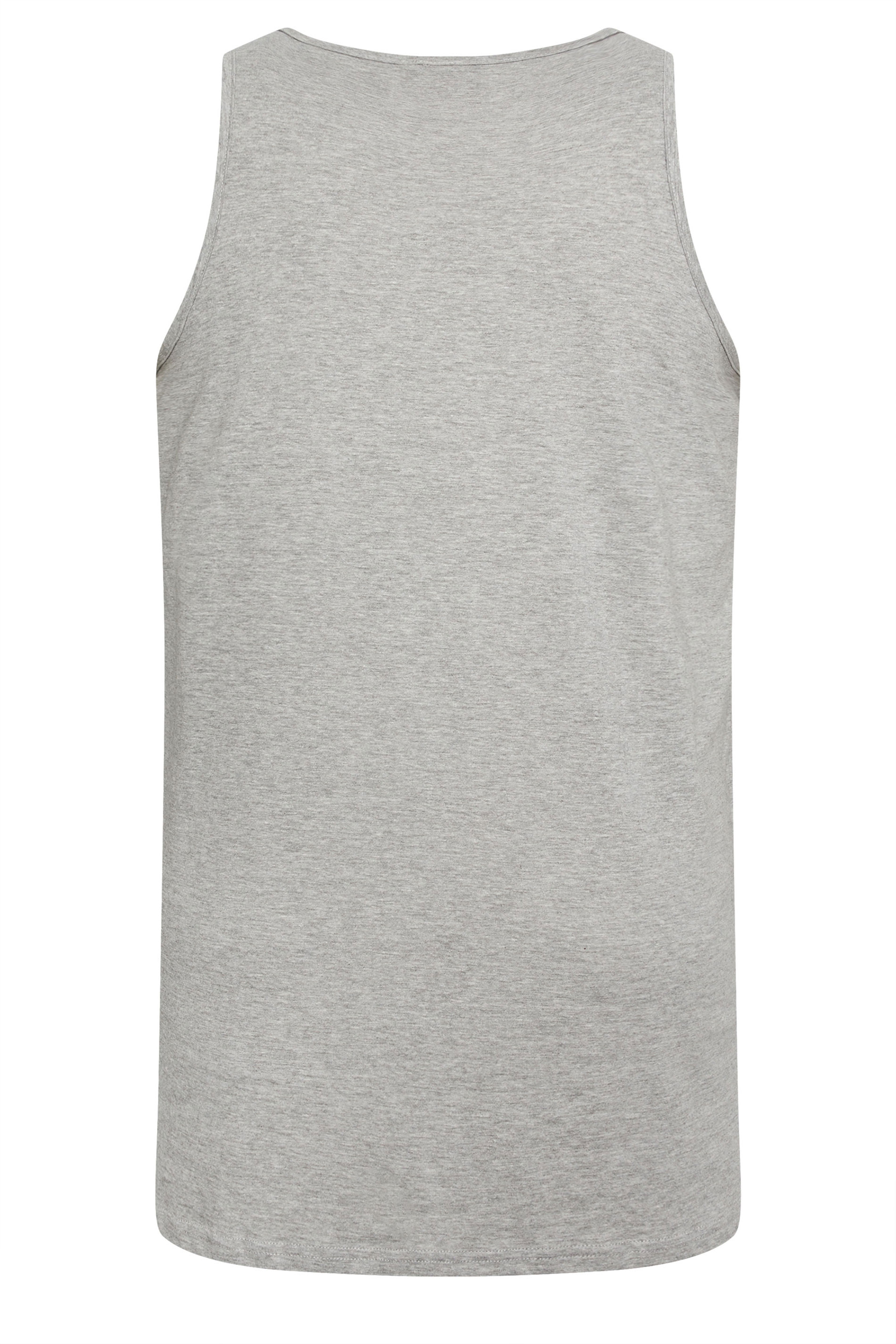 D555 Big & Tall Light Grey Muscle Vest | BadRhino 3