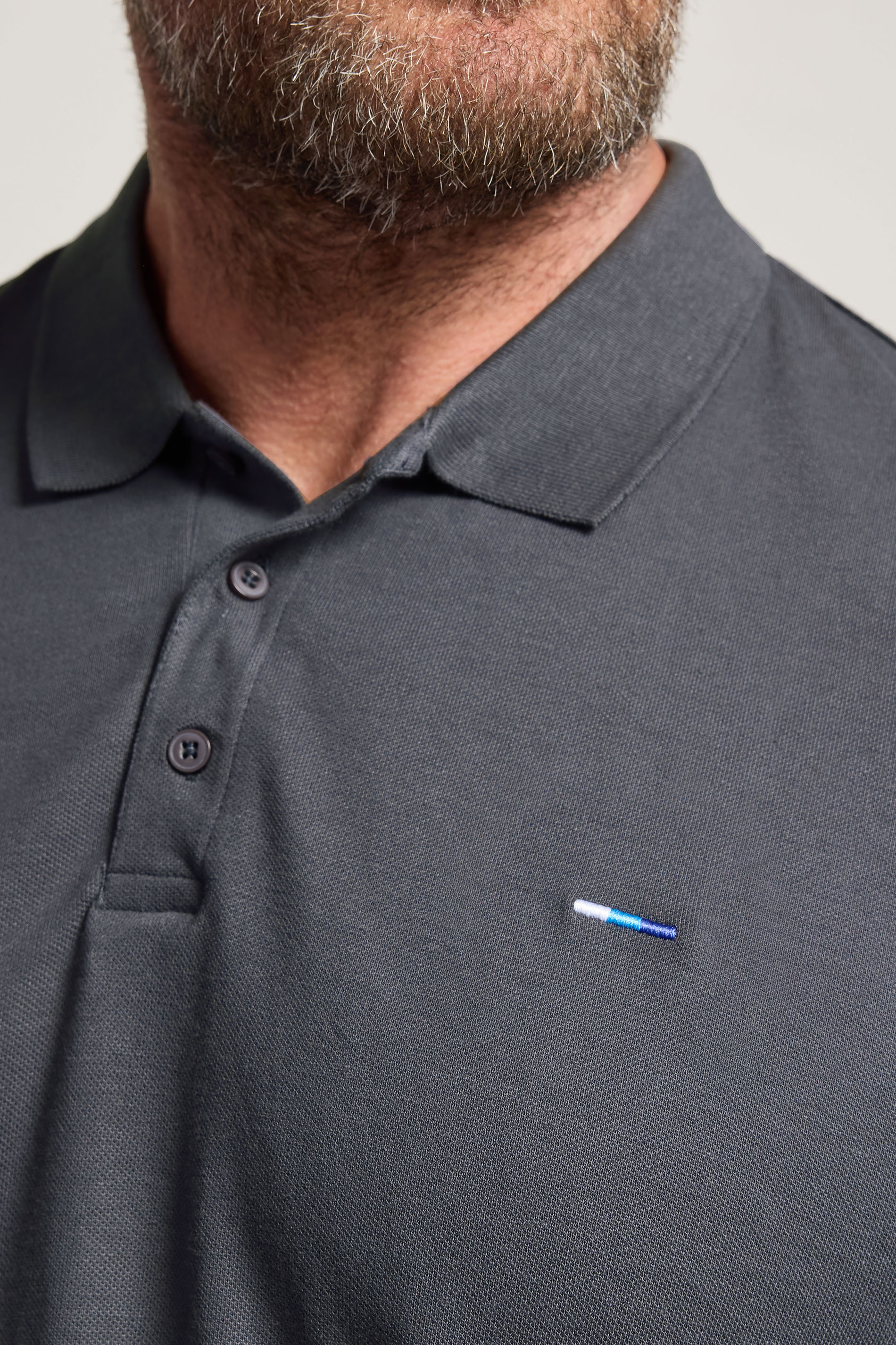 BadRhino Big & Tall Dark Grey Polo Shirt | BadRhino 4