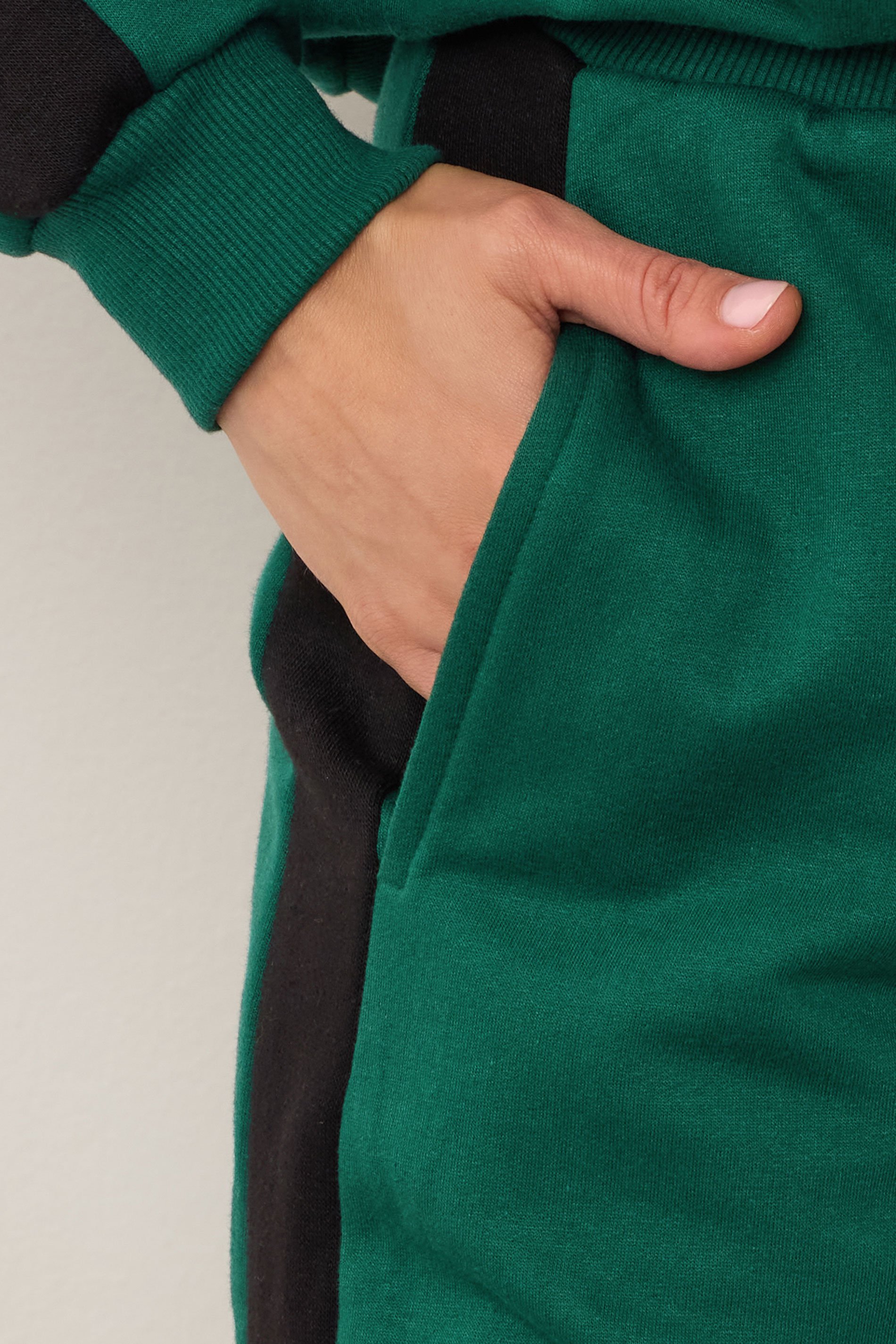 LTS Tall Green Colour Block Cuffed Joggers | Long Tall Sally 4