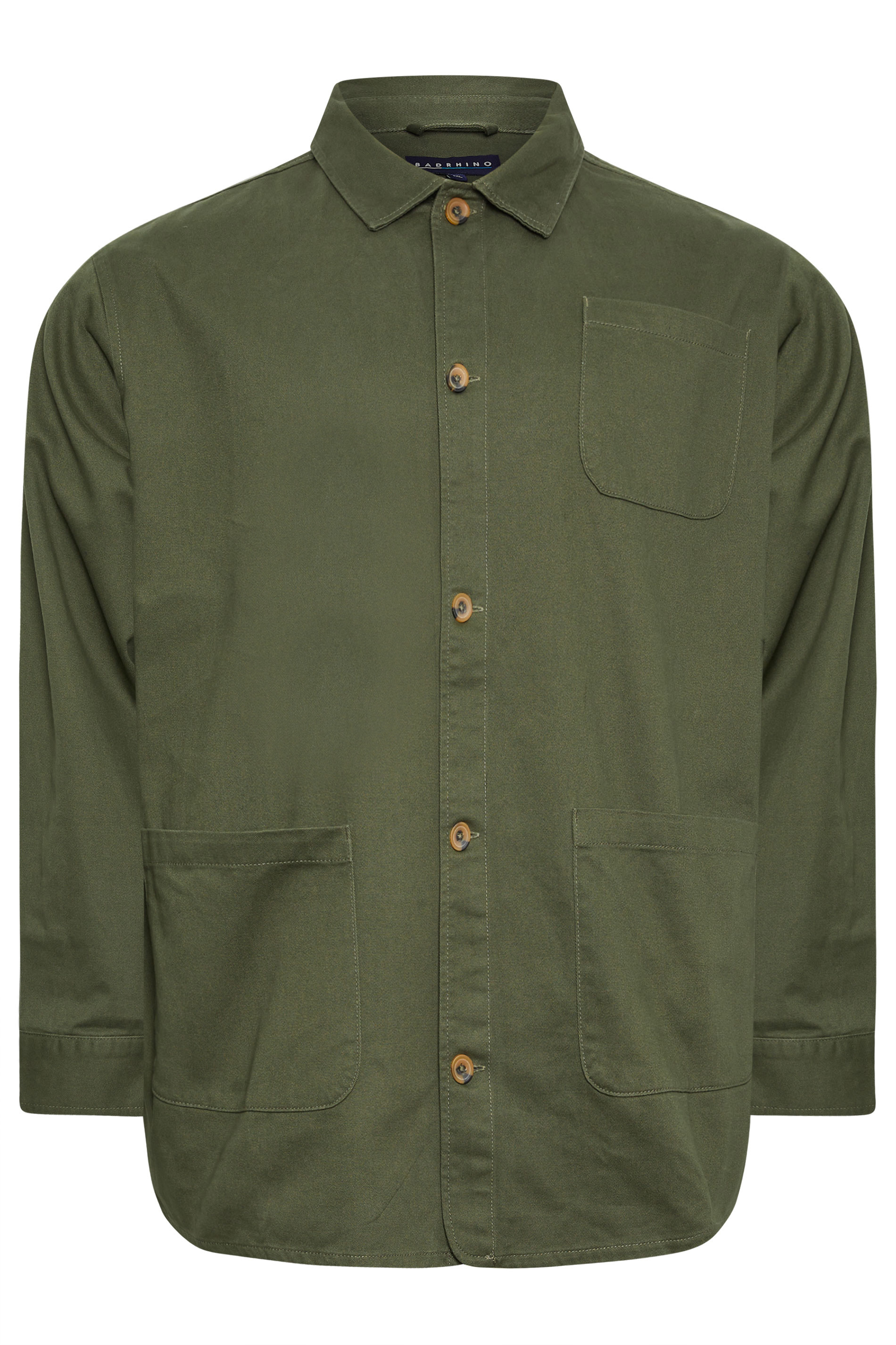 BadRhino Khaki Green Overshirt 6