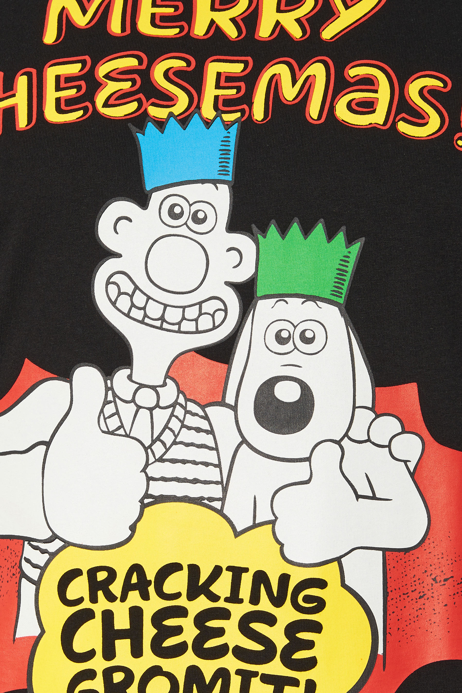 BadRhino Big & Tall Black Wallace & Gromit Graphic T-Shirt | BadRhino 8