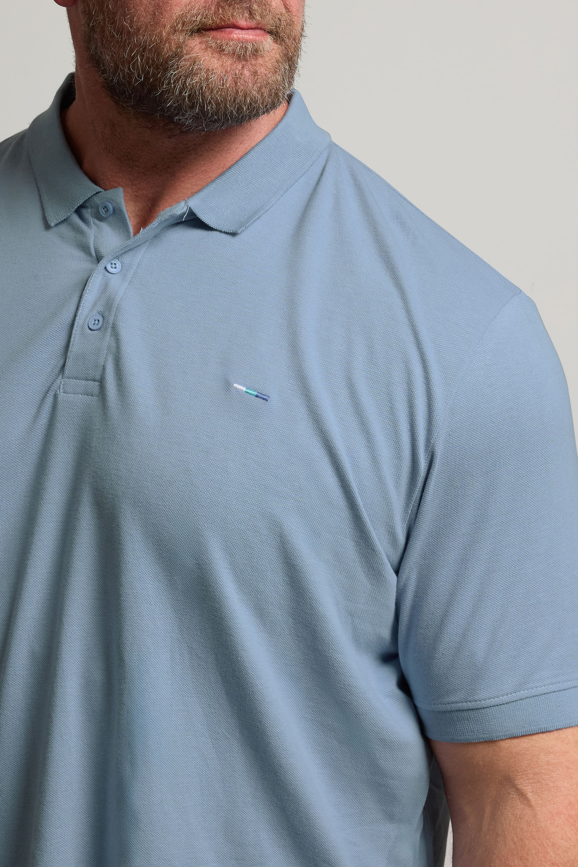 BadRhino Big & Tall Light Blue Core Polo Shirt | BadRhino 4
