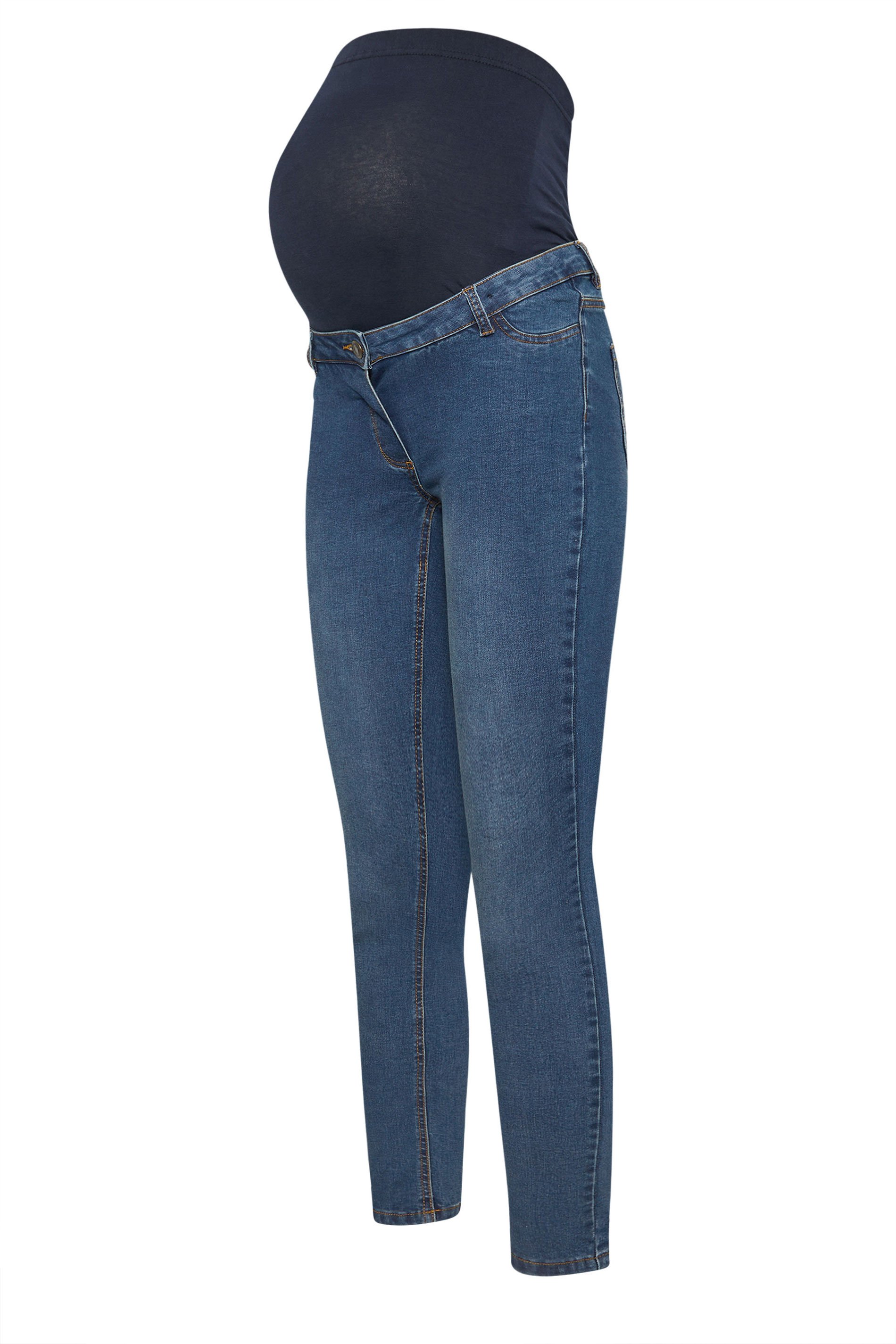 LTS Tall Maternity Blue Skinny AVA Jeans | Long Tall Sally 5