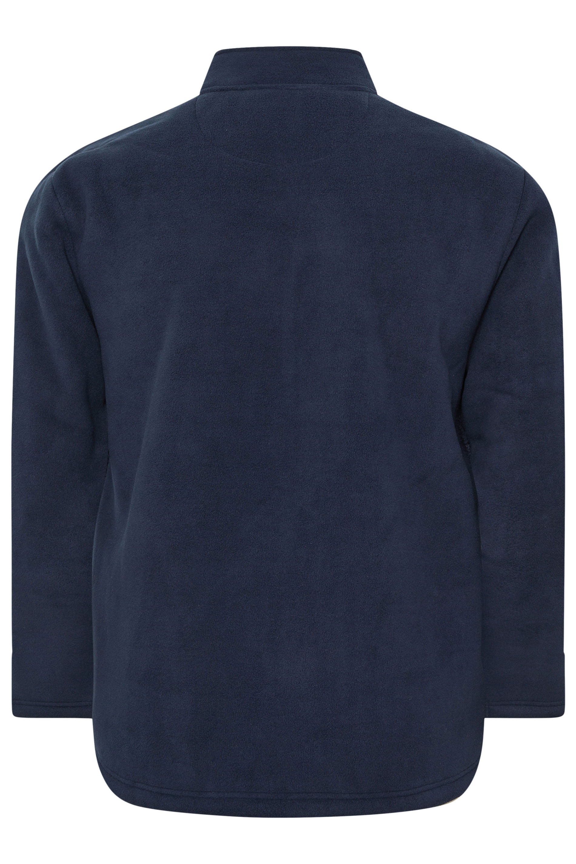 BadRhino Big & Tall Navy Blue Borg Fleece Jacket | BadRhino 6