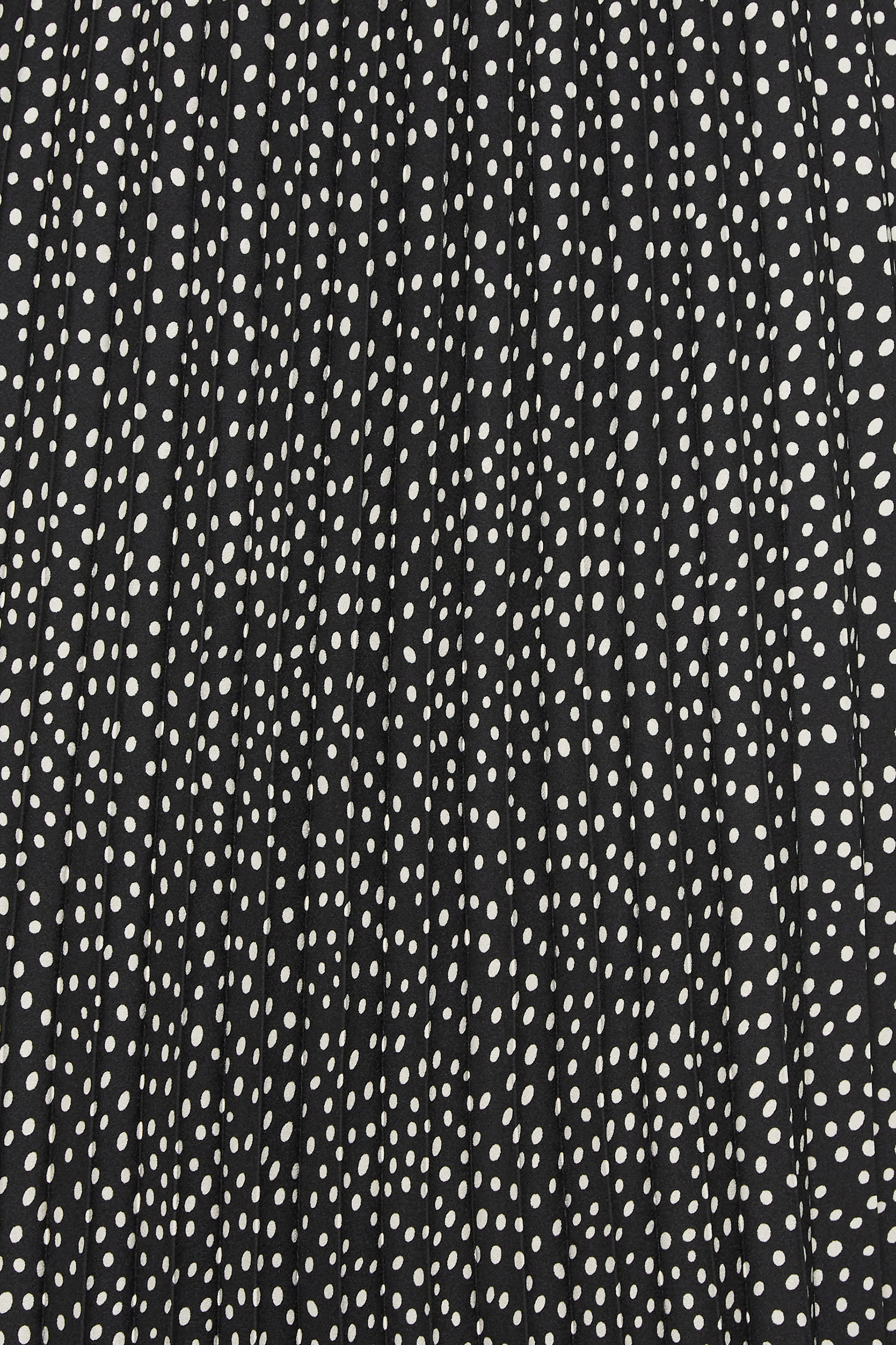 LTS Tall Women's Black Polka Dot Print Pleated Midi Skirt | Long Tall Sally 3
