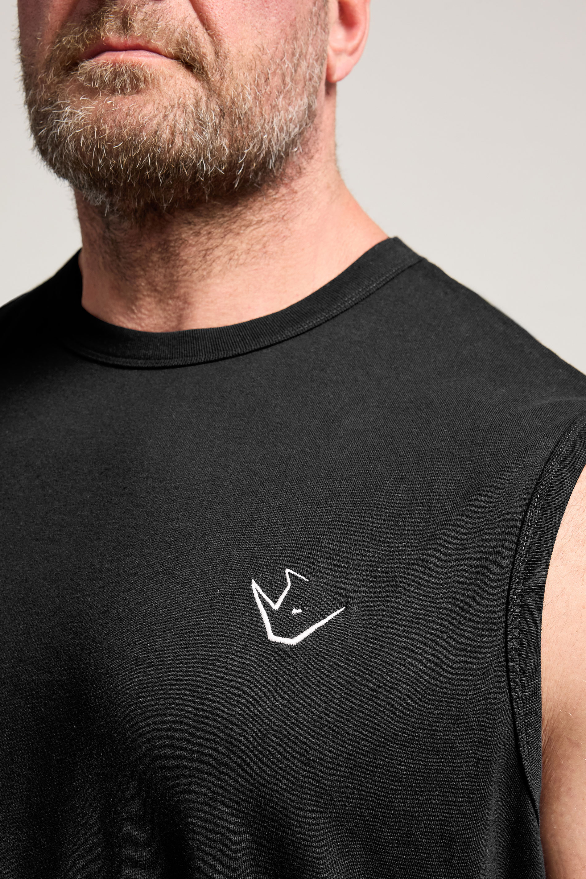 IronRhino Big & Tall Black 'Rest Day' Vest | BadRhino 4