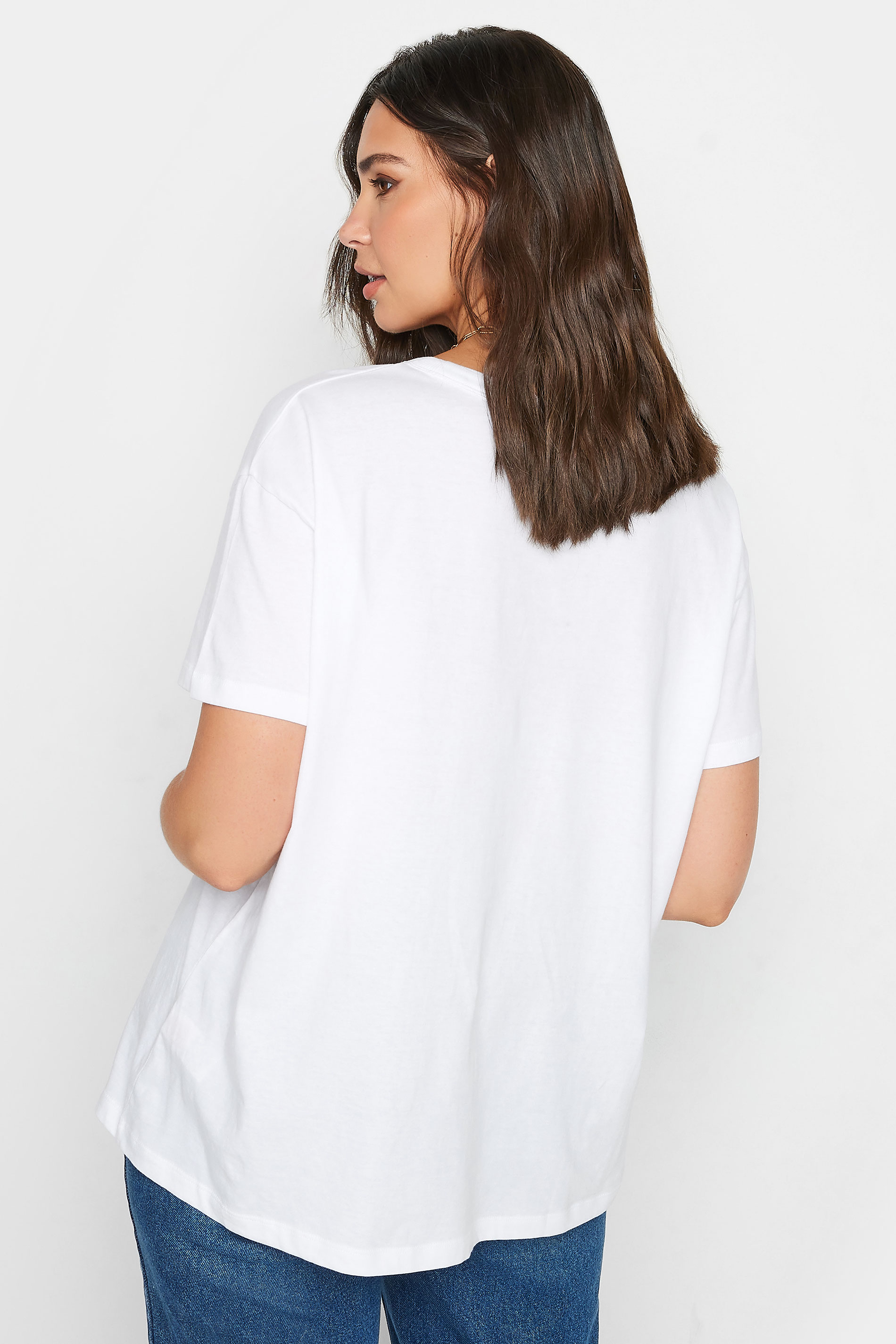 LTS Tall White Short Sleeve T-Shirt | Long Tall Sally  5