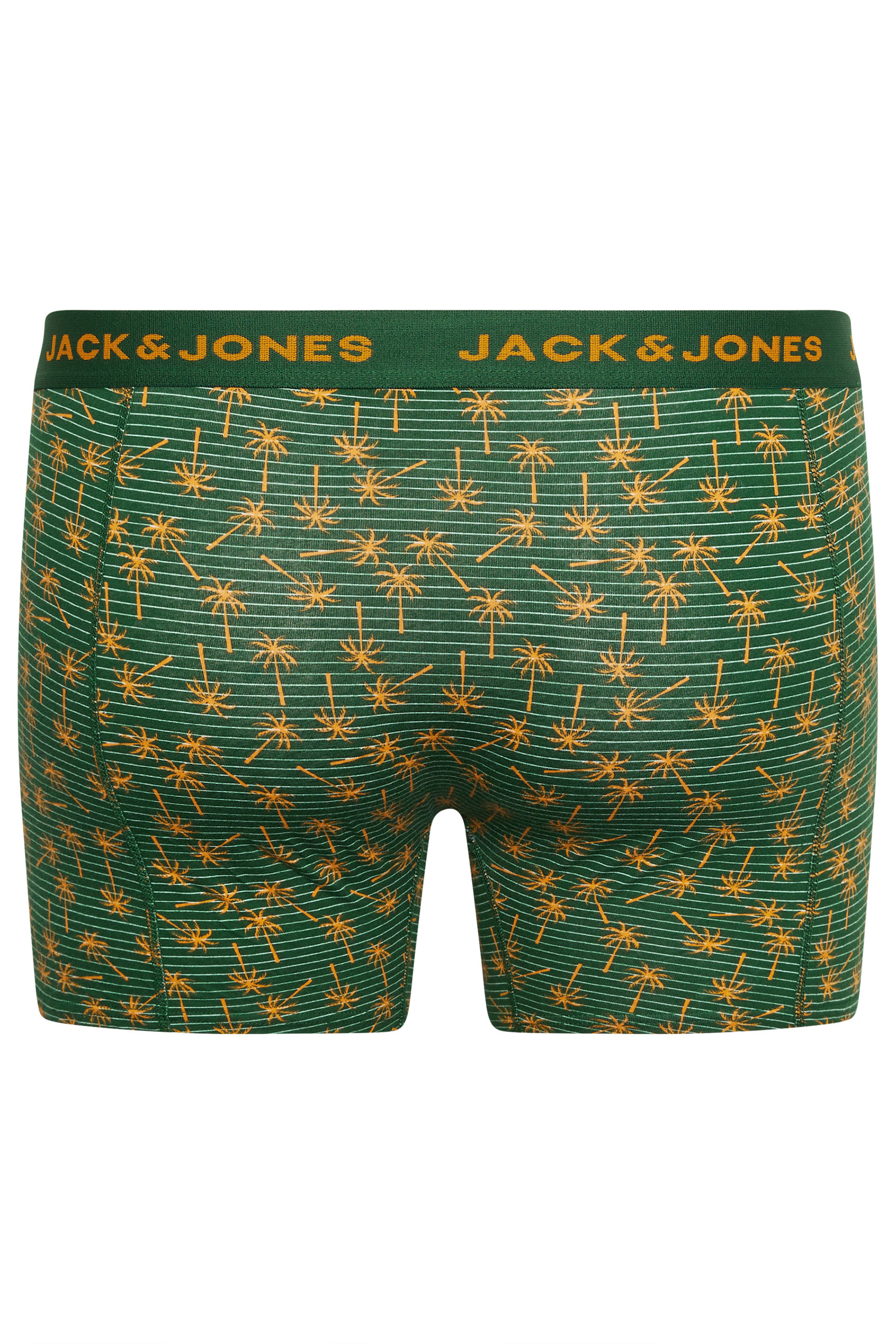 JACK & JONES Green 3 Pack Boxers | BadRhino 6