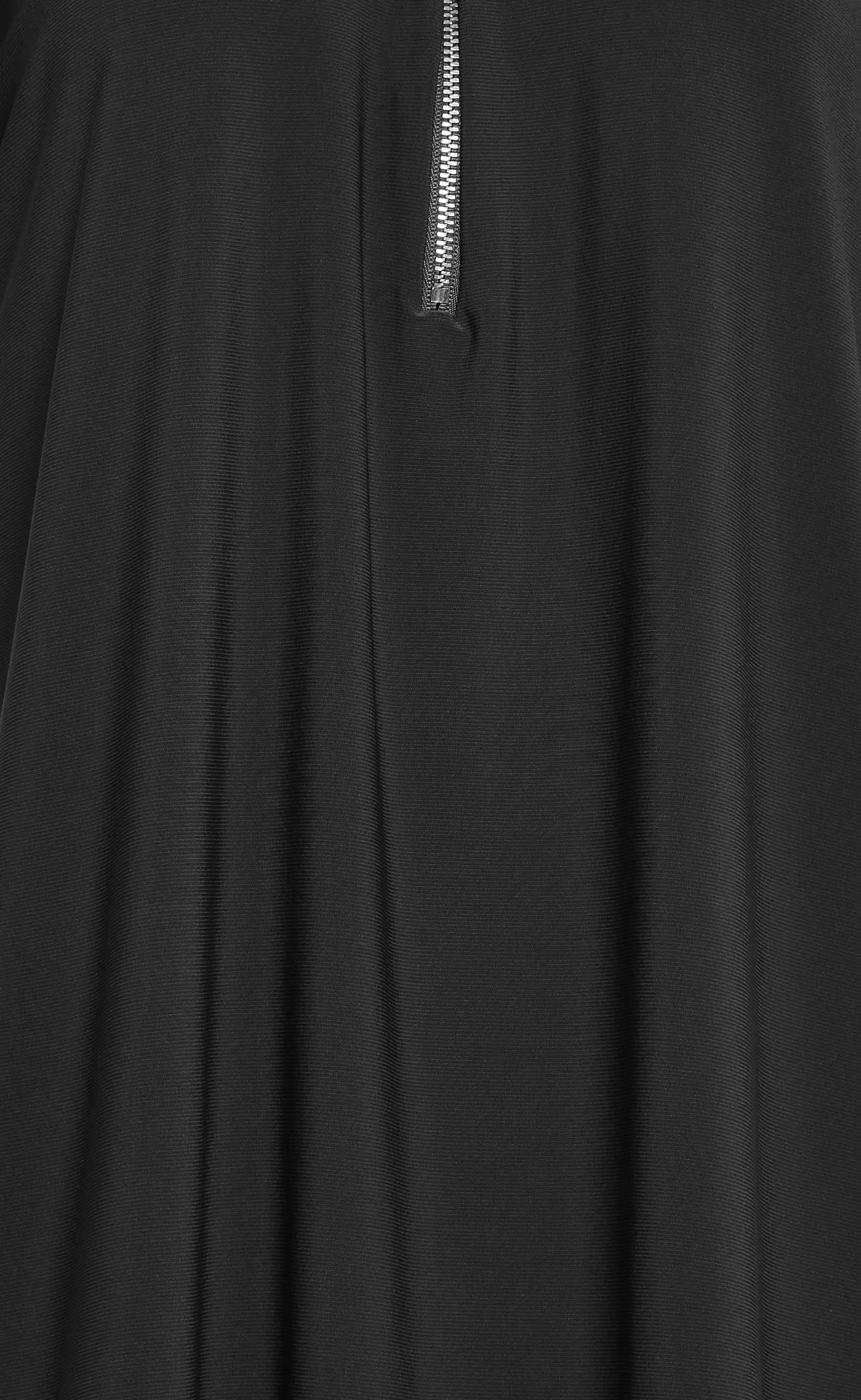 LTS Tall Women's Black Zip Detail T-Shirt | Long Tall Sally 5