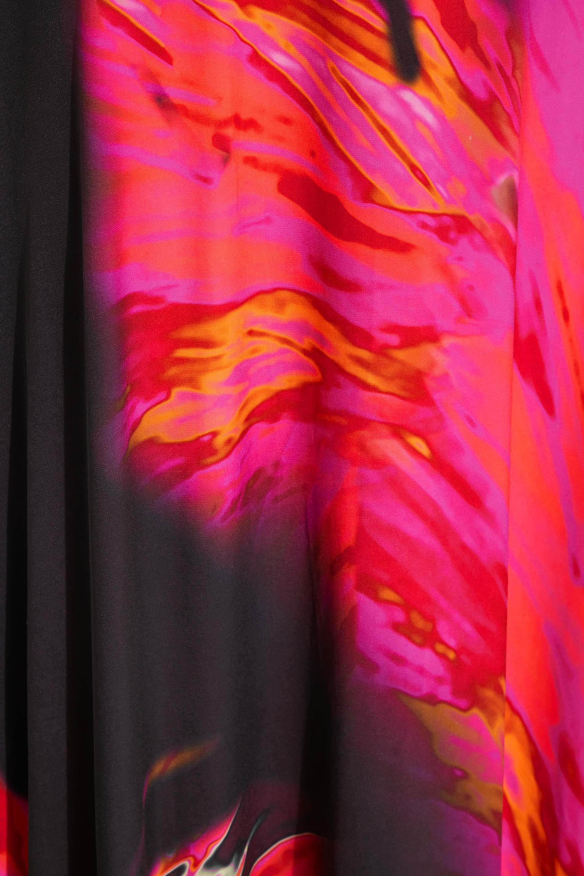 LTS Tall Women's Black & Pink Floral Print Maxi Dress | Long Tall Sally 4