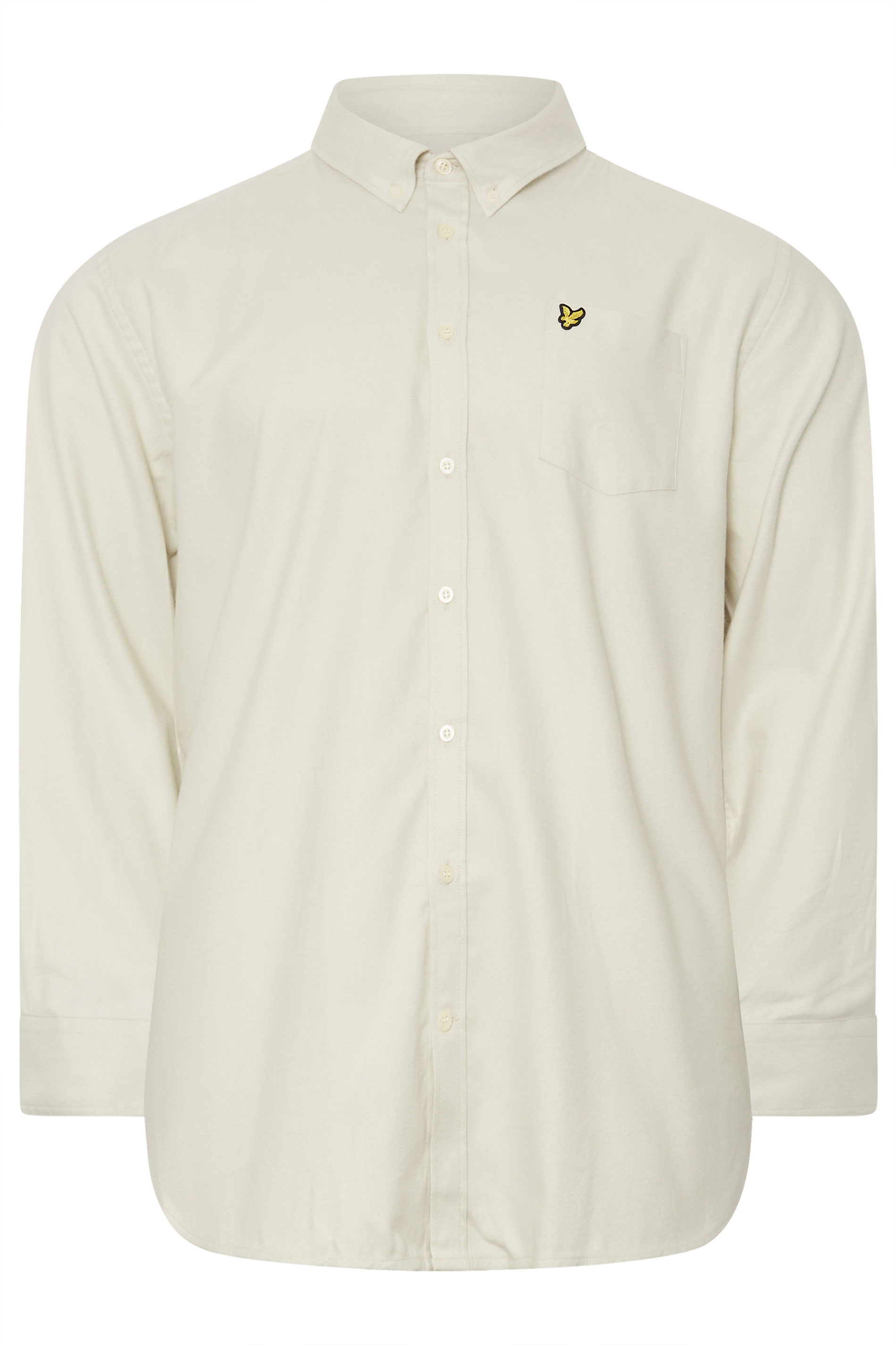 LYLE & SCOTT Big & Tall Cream Shirt | BadRhino 3
