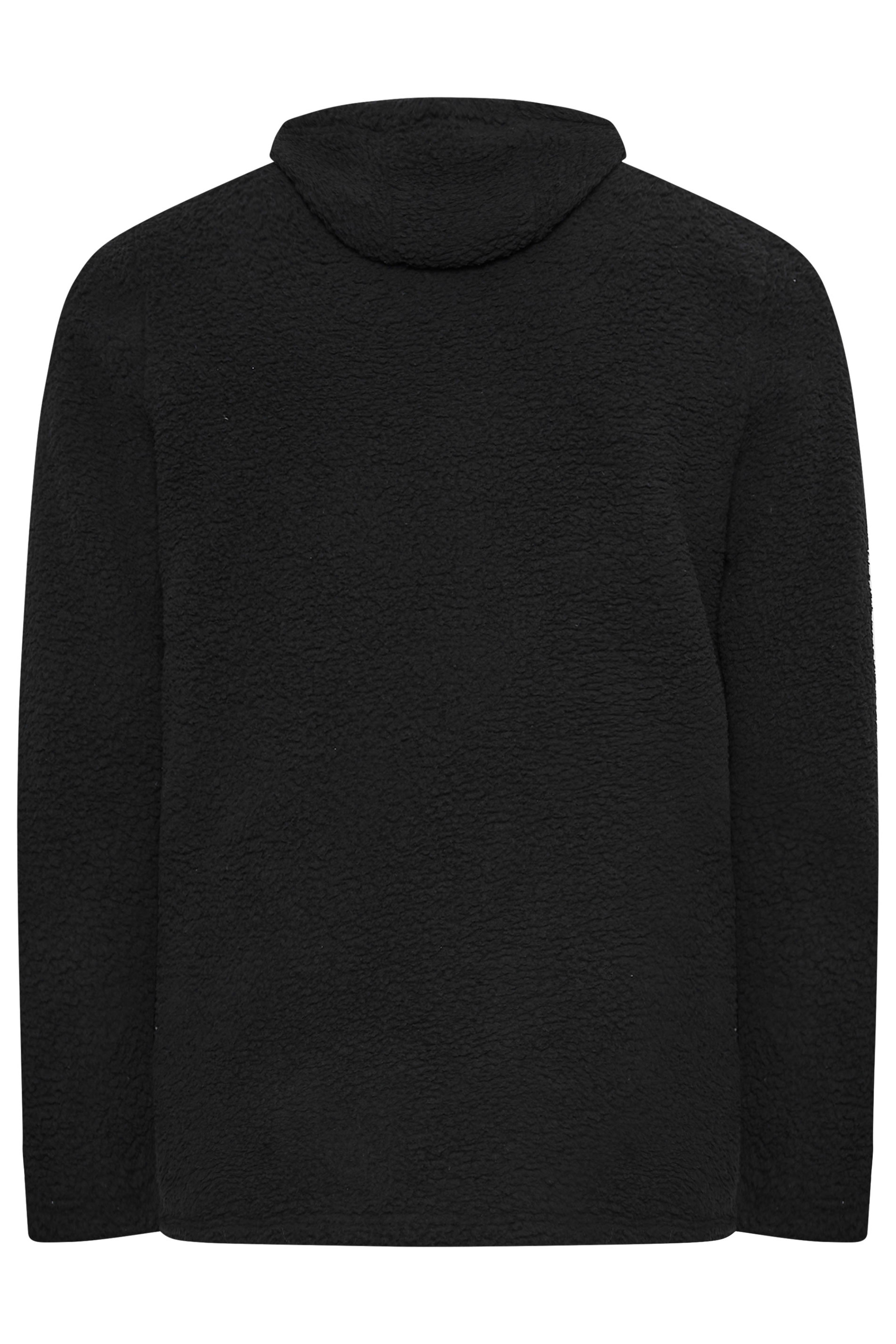 BadRhino Big & Tall Black Borg Lounge Hoodie | BadRhino 5