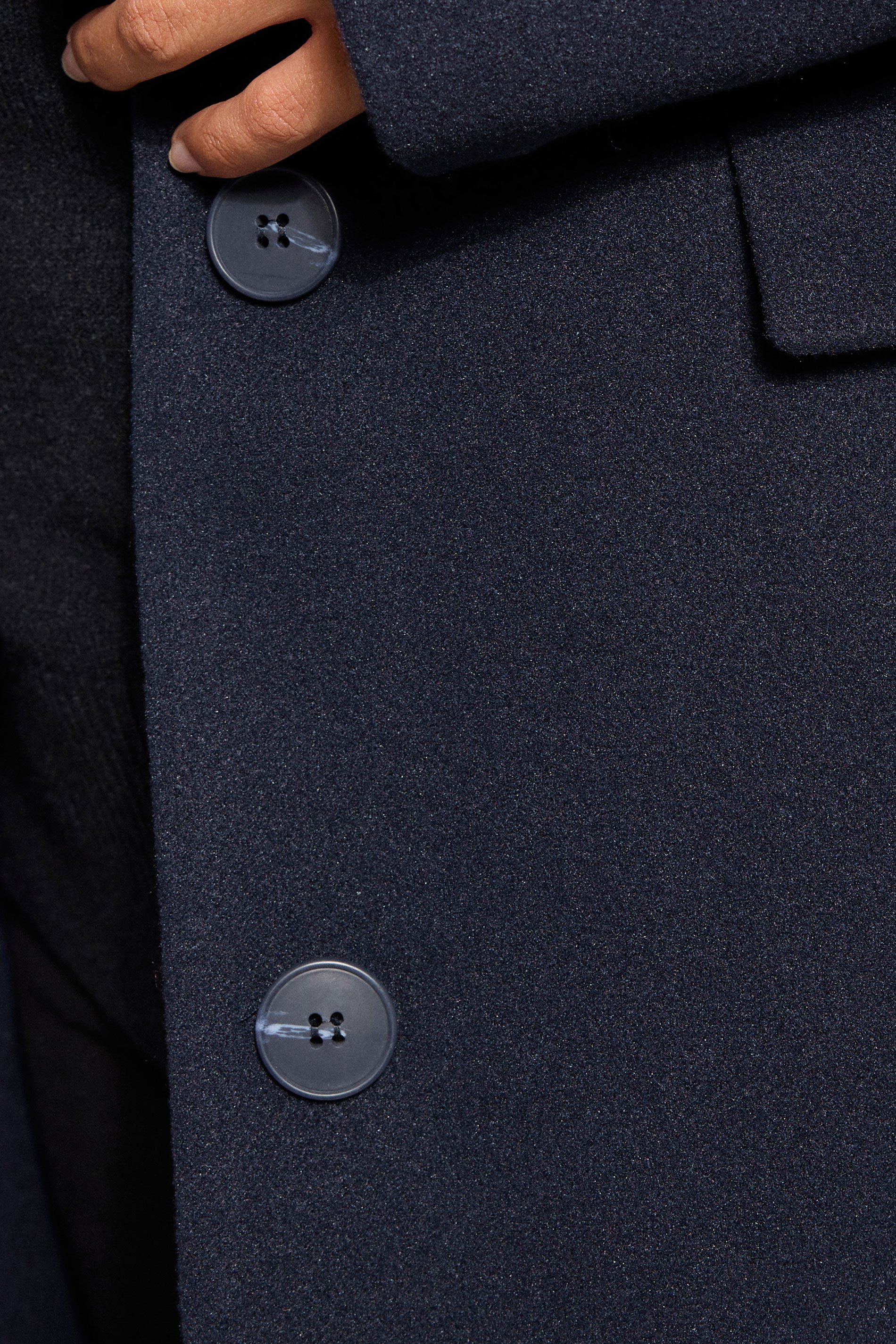 LTS Tall Navy Blue Formal Maxi Coat | Long Tall Sally 4