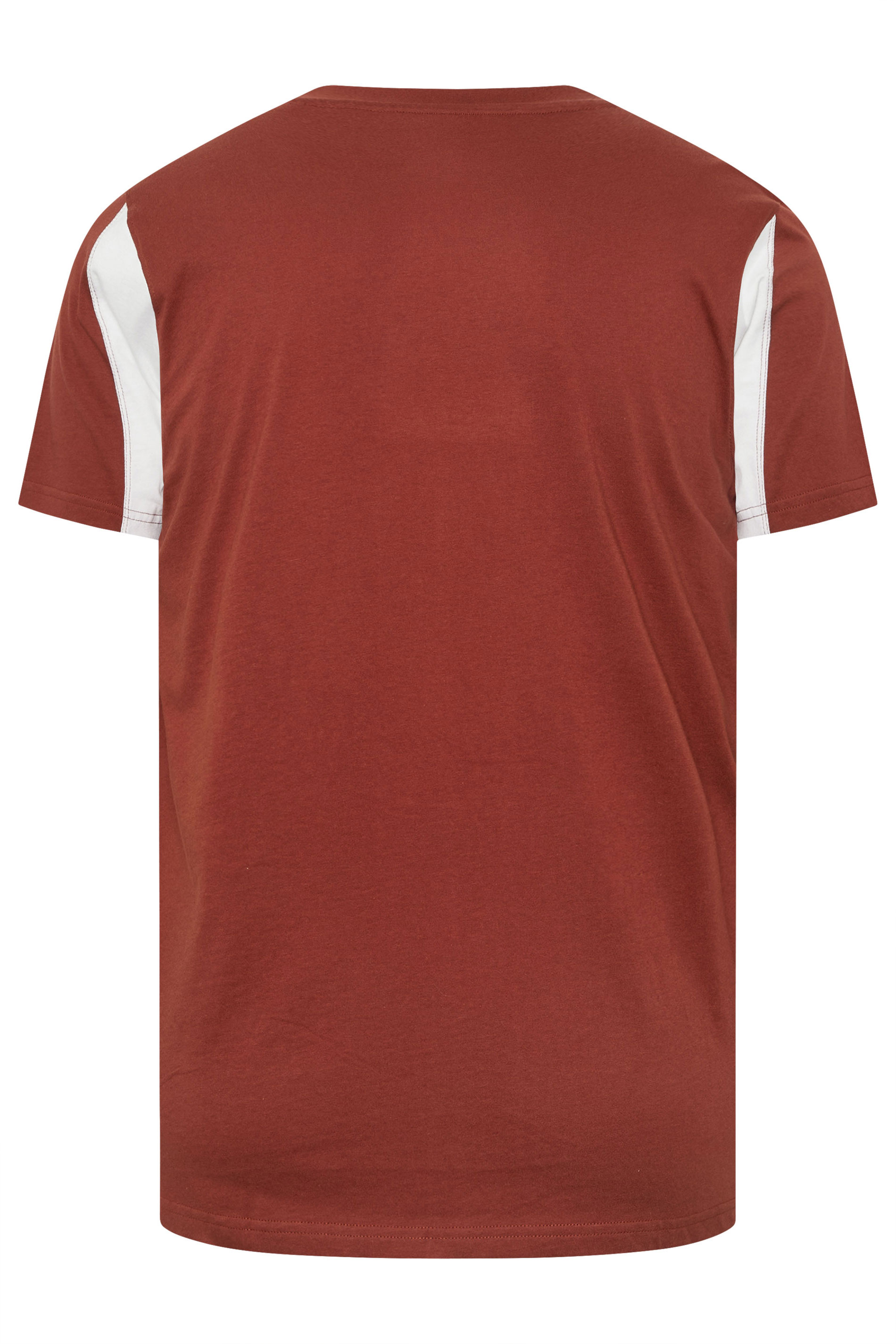 BadRhino Big & Tall Burnt Red Logo Cut & Sew T-Shirt | BadRhino 7