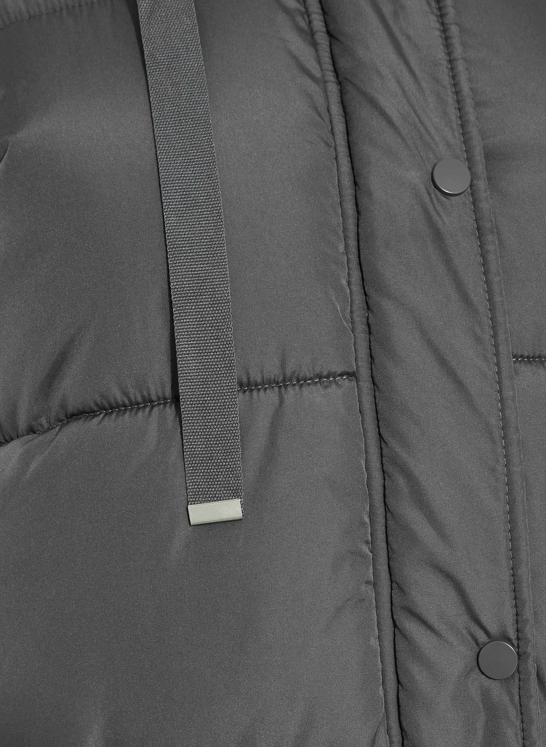 LTS Tall Women's Grey Longline Puffer Gilet | Long Tall Sally 5