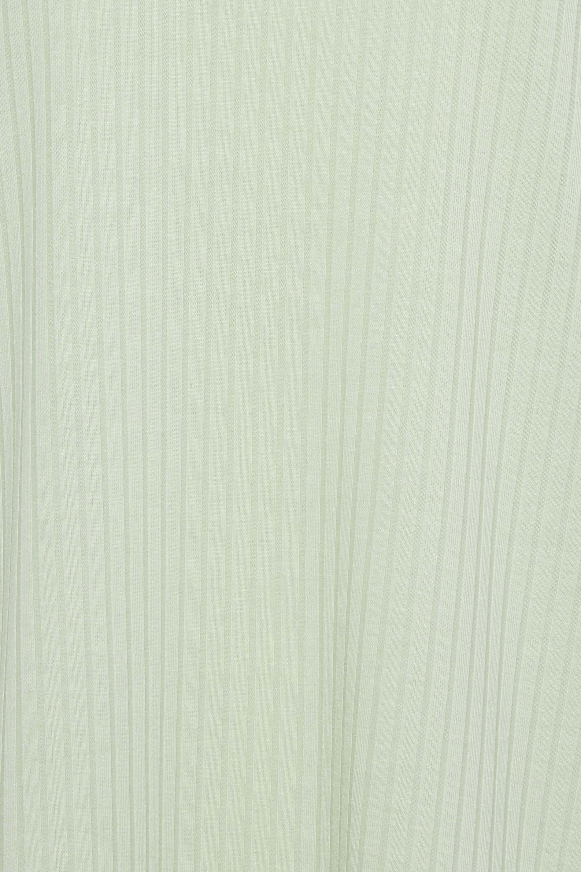 LTS Tall Women's Sage Green Ribbed V-Neck Swing Top | Long Tall Sally  5