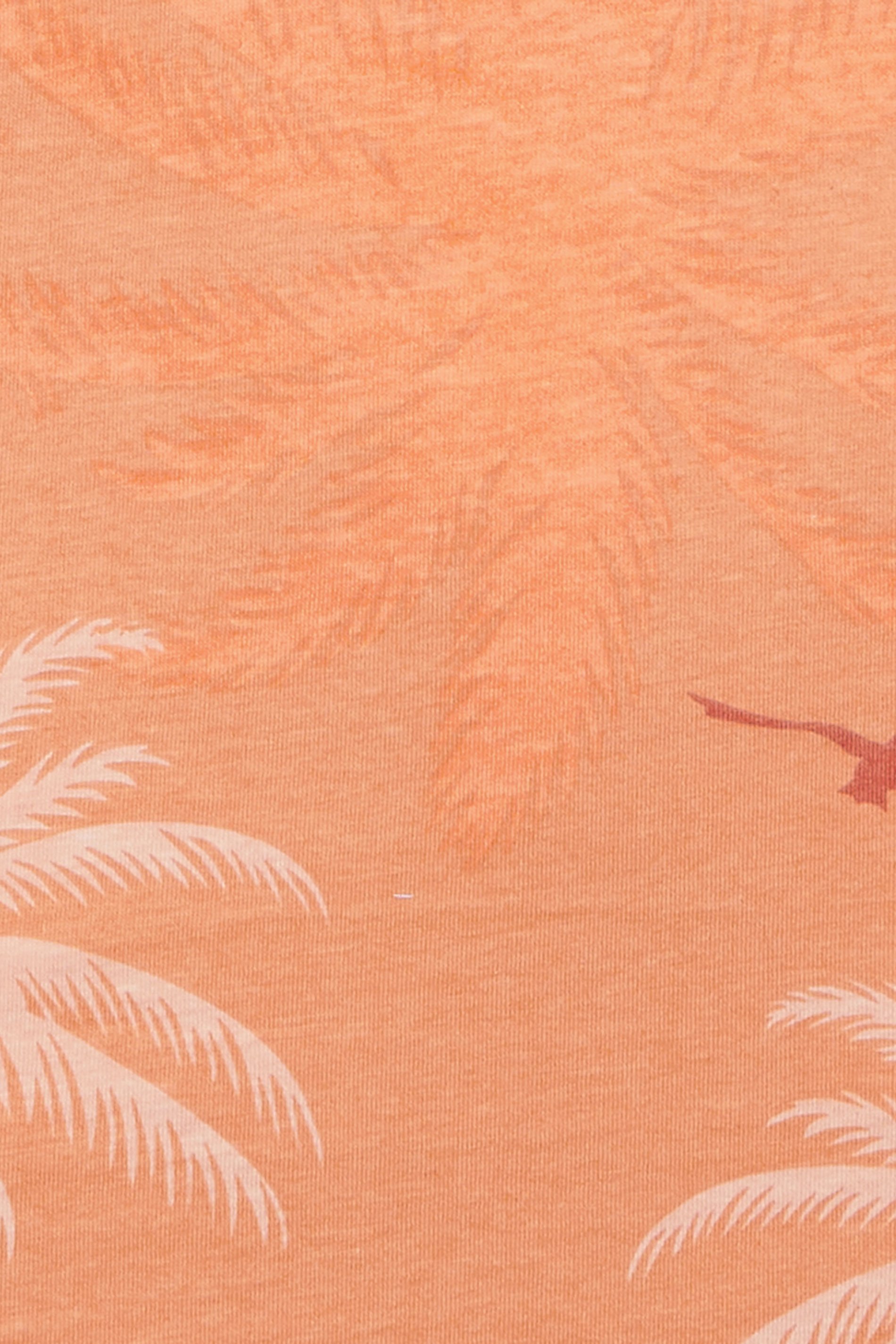 BadRhino Big & Tall Orange Palm Tree Print Vest | BadRhino 6