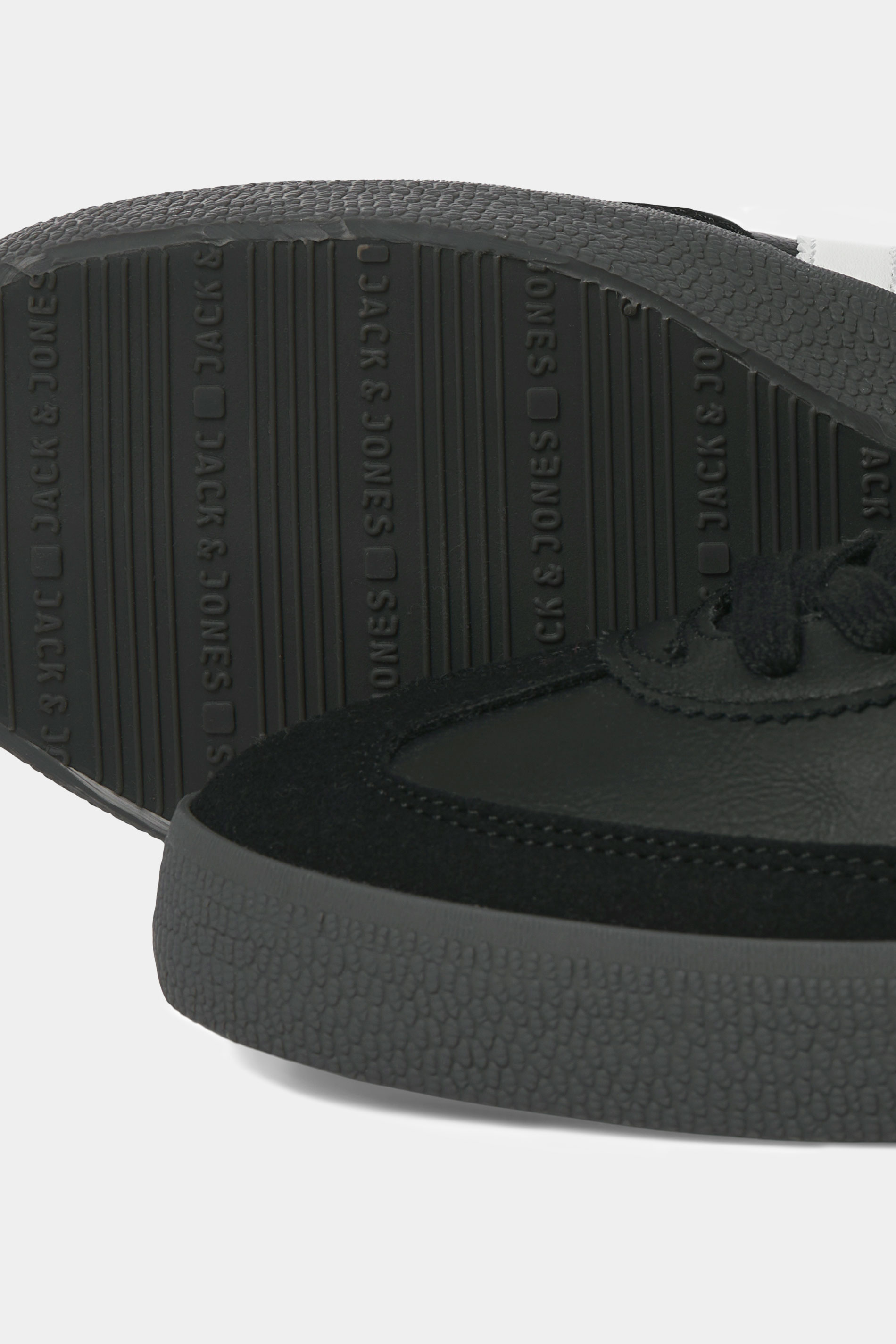 JACK & JONES Black PU Trainers | BadRhino 4