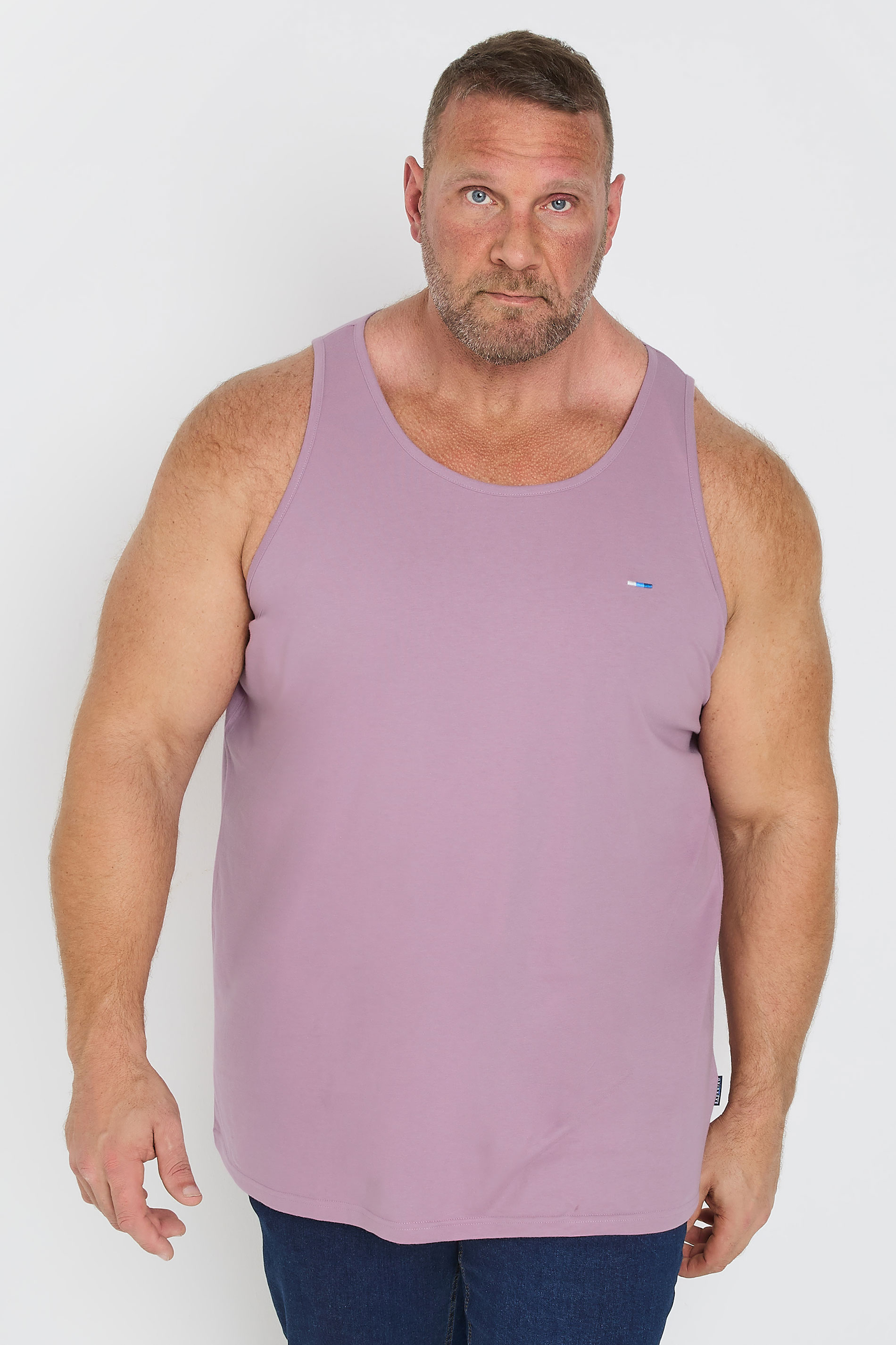 BadRhino Big & Tall Purple/ Blue/ Teal Green 3 Pack Vests | BadRhino 2