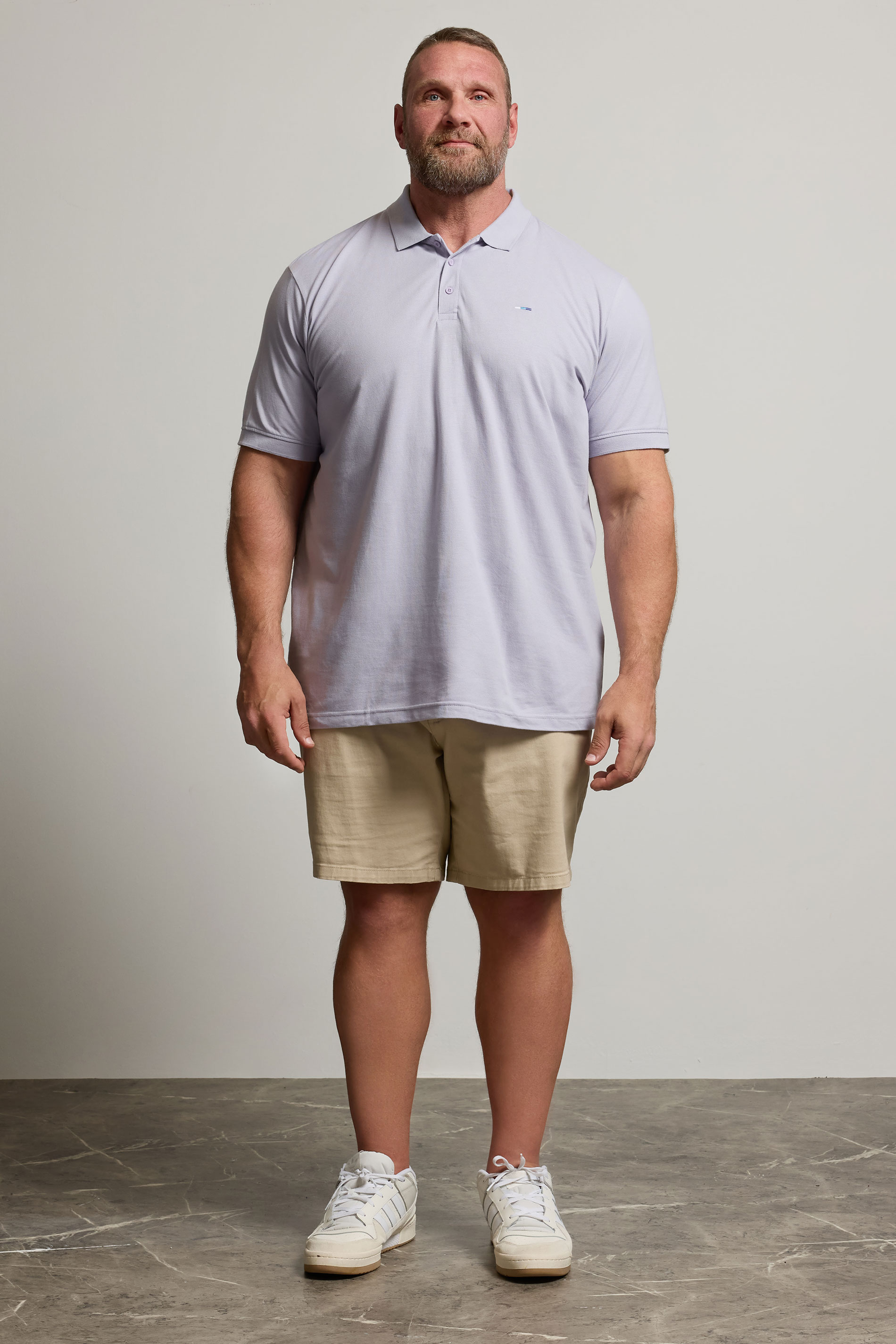 BadRhino Big & Tall Purple Polo Shirt | BadRhino 3