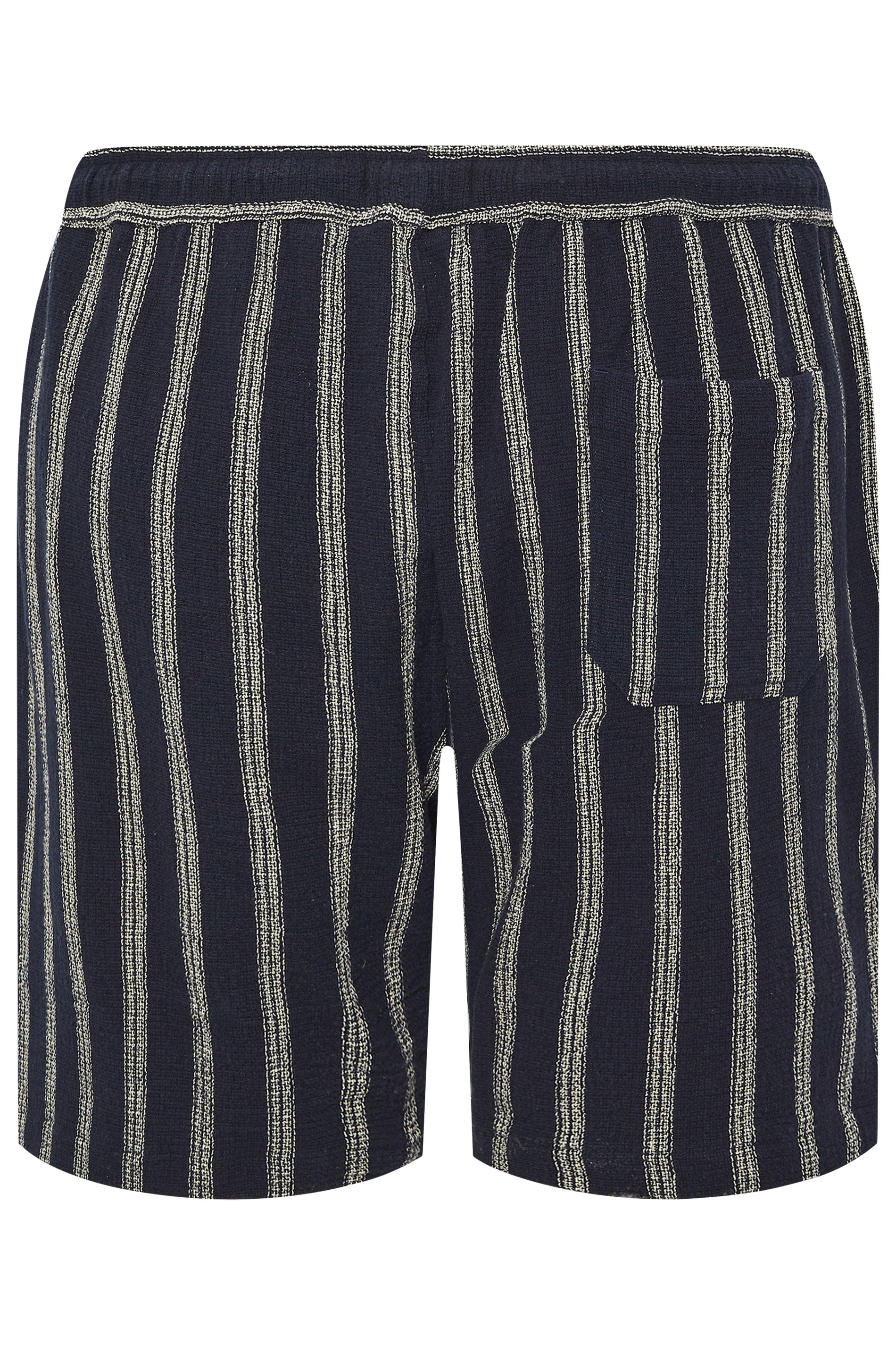 BadRhino Big & Tall Navy Blue Stripe Shorts | BadRhino 8