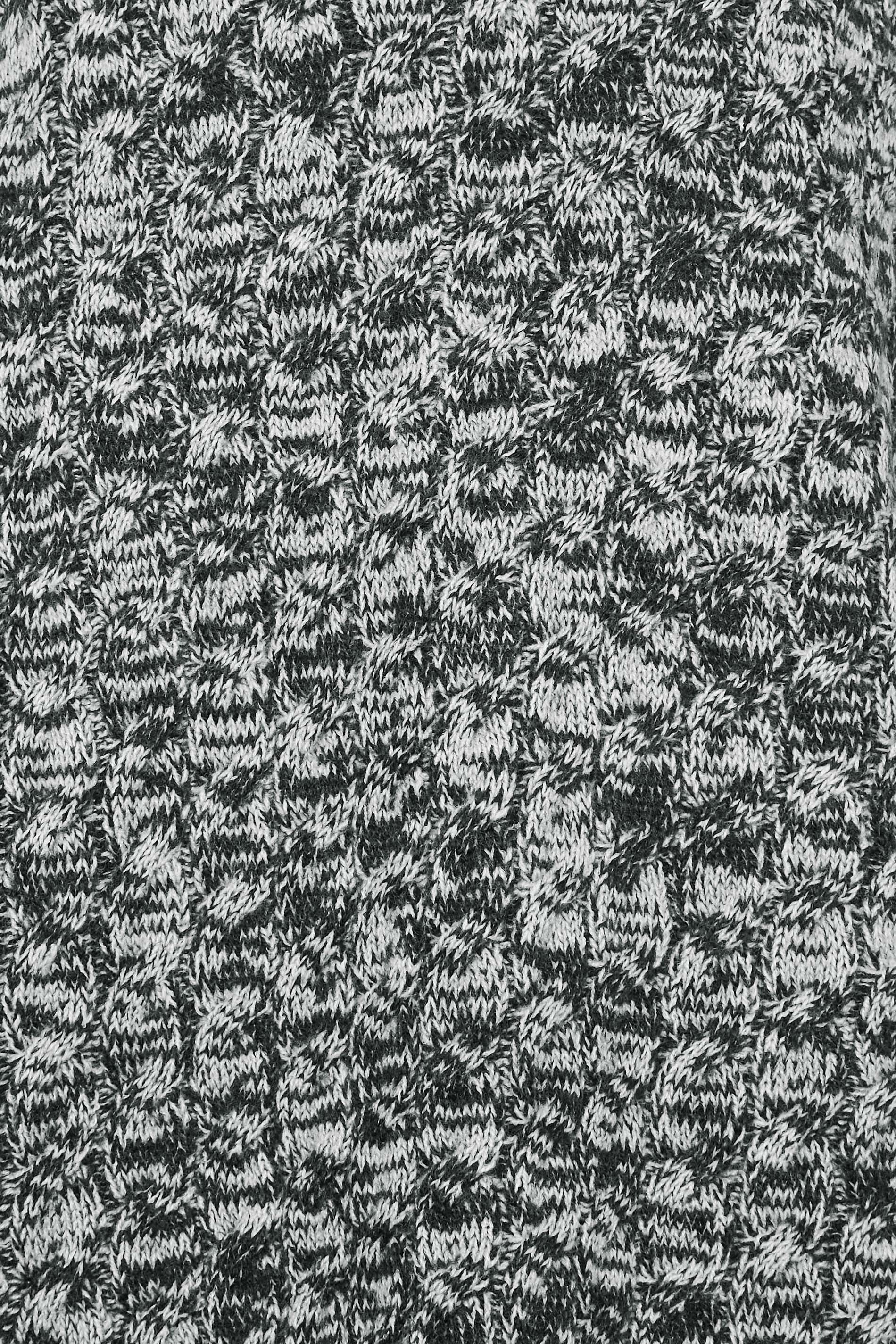 LTS Tall Black & White Cable Knit Jumper | Long Tall Sally 5