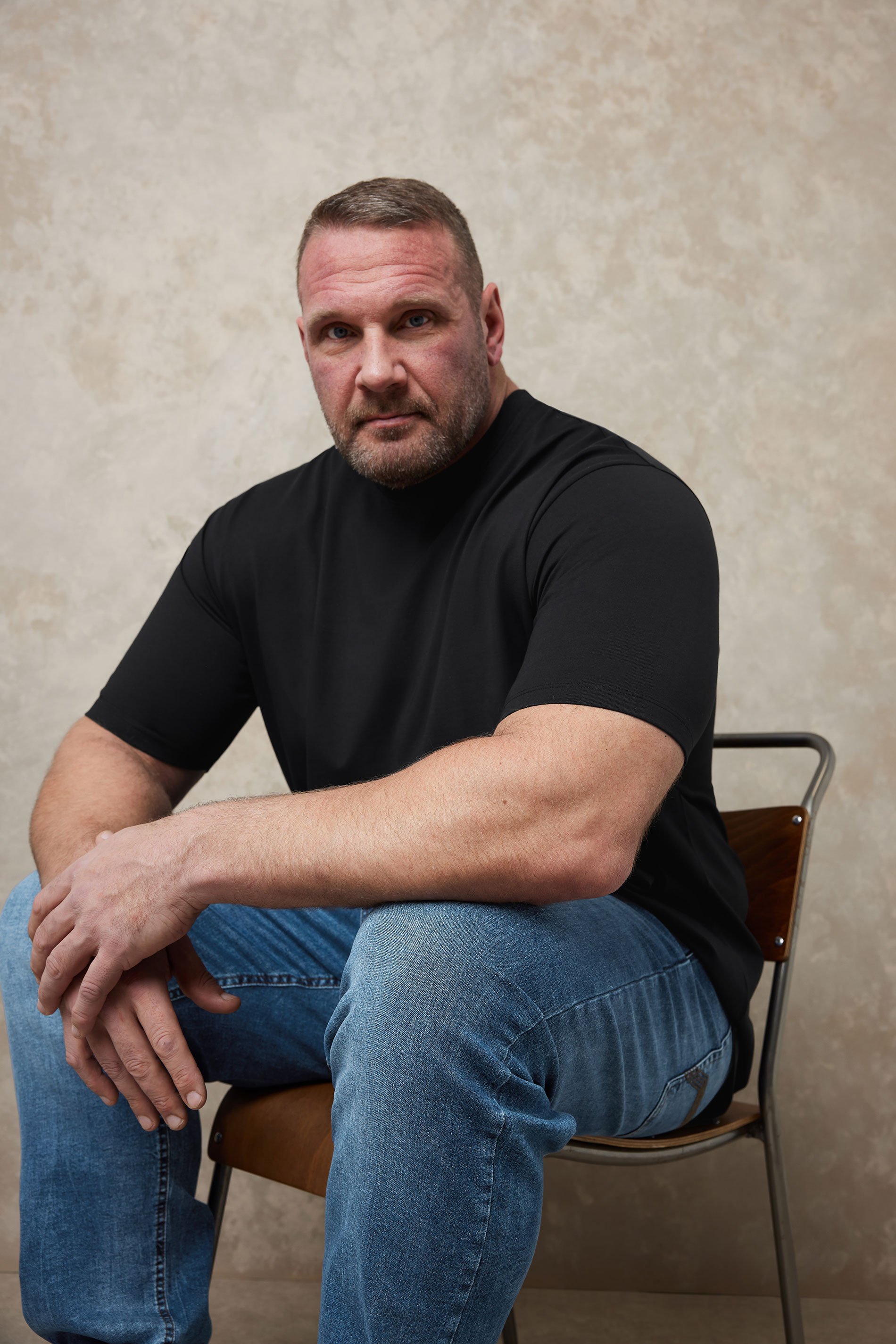 BadRhino Big & Tall Black Soft Touch Relaxed Fit T-Shirt | BadRhino 1