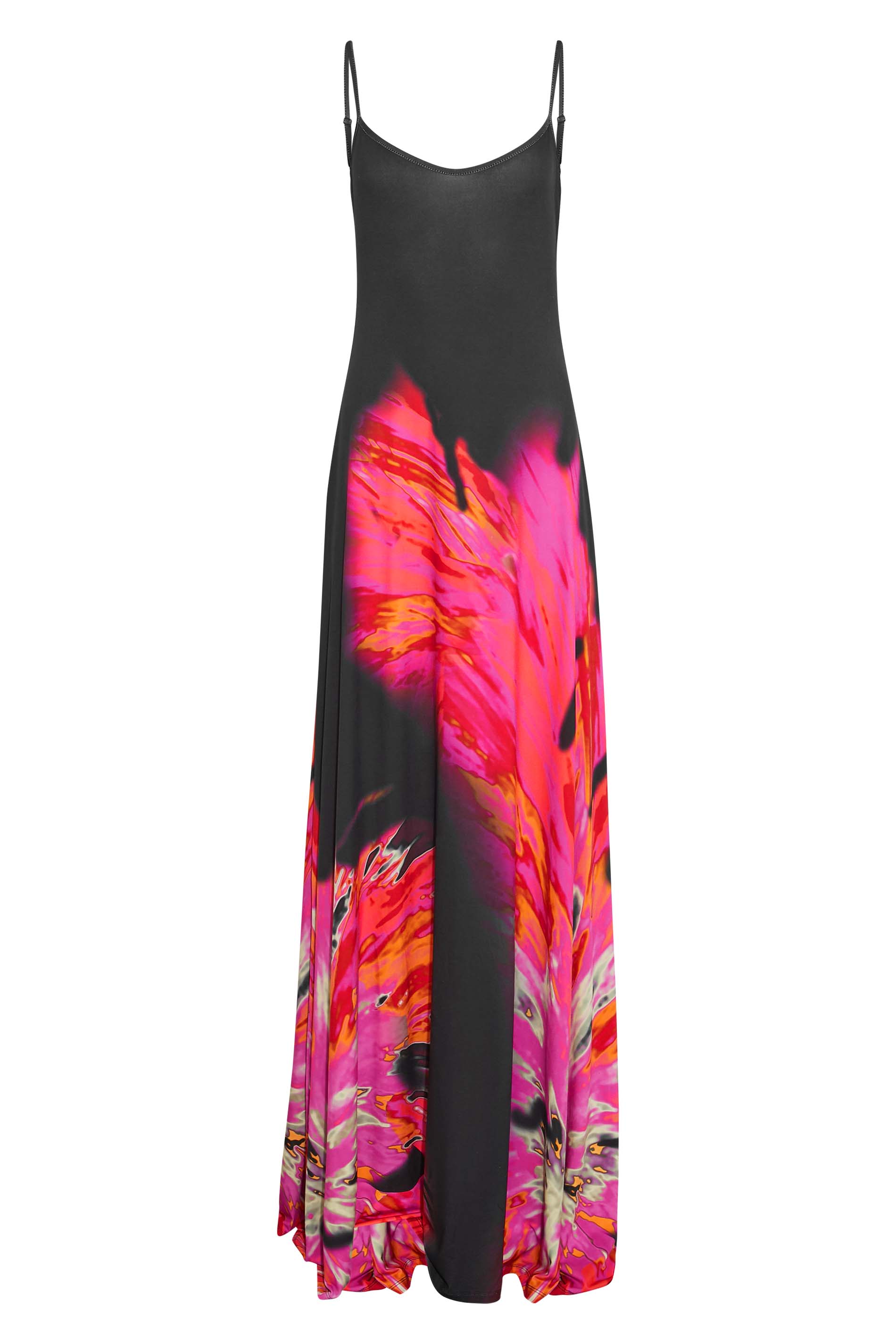 LTS Tall Women's Black & Pink Floral Print Maxi Dress | Long Tall Sally 5
