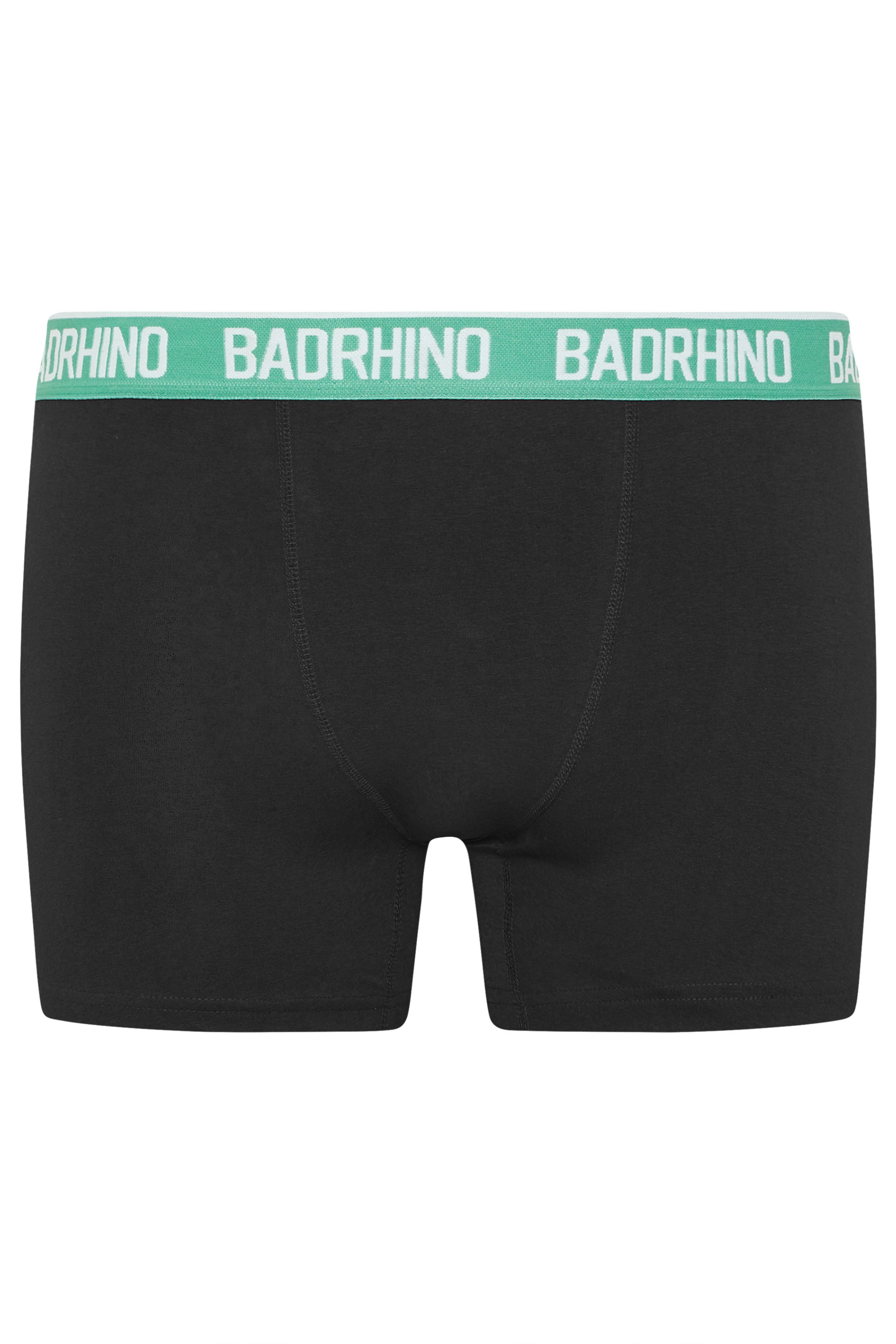 BadRhino Big & Tall 5 PACK Black Waistband Boxers | BadRhino 4
