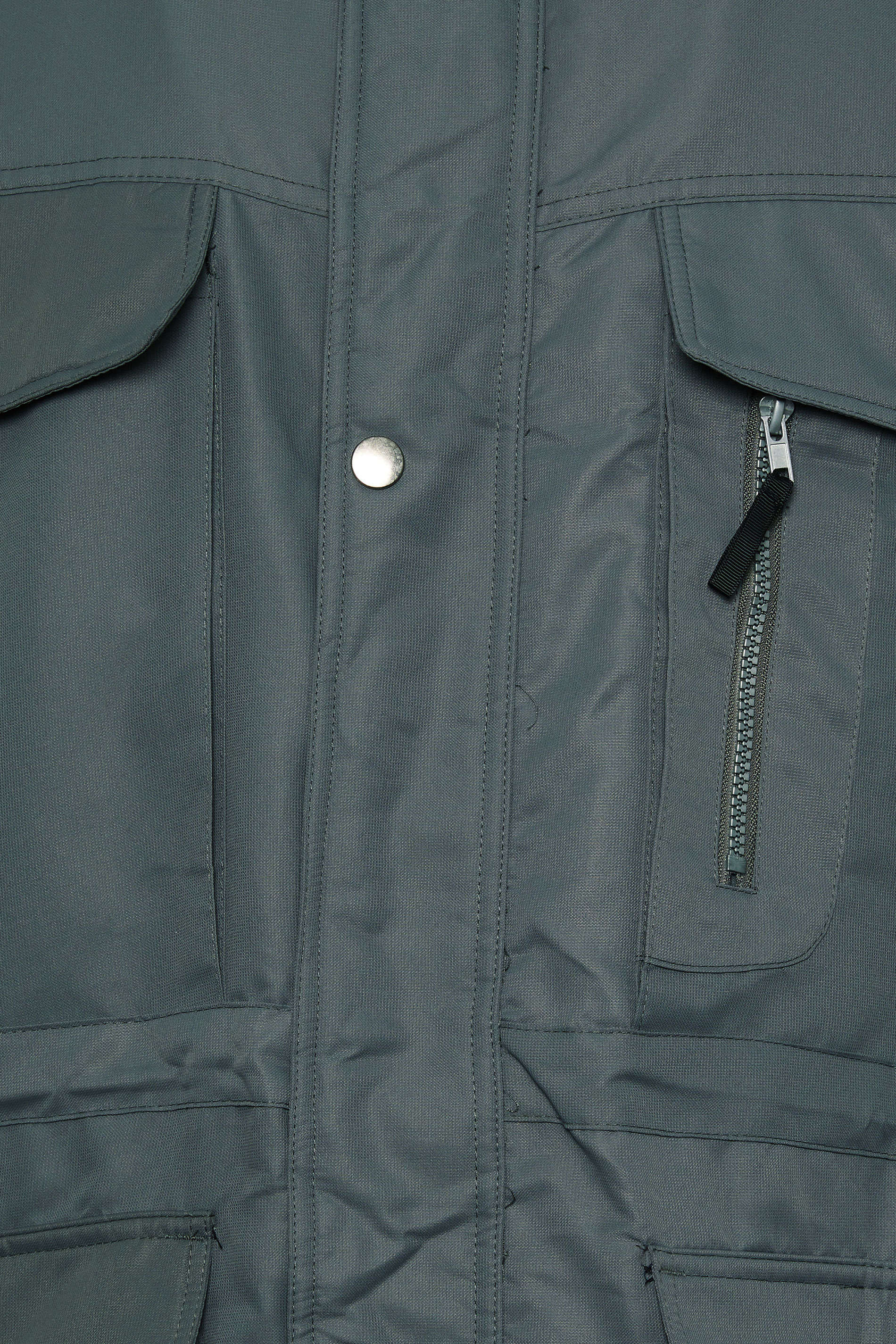 BadRhino Big & Tall Blue Fleece Lined Hooded Coat | BadRhino 3