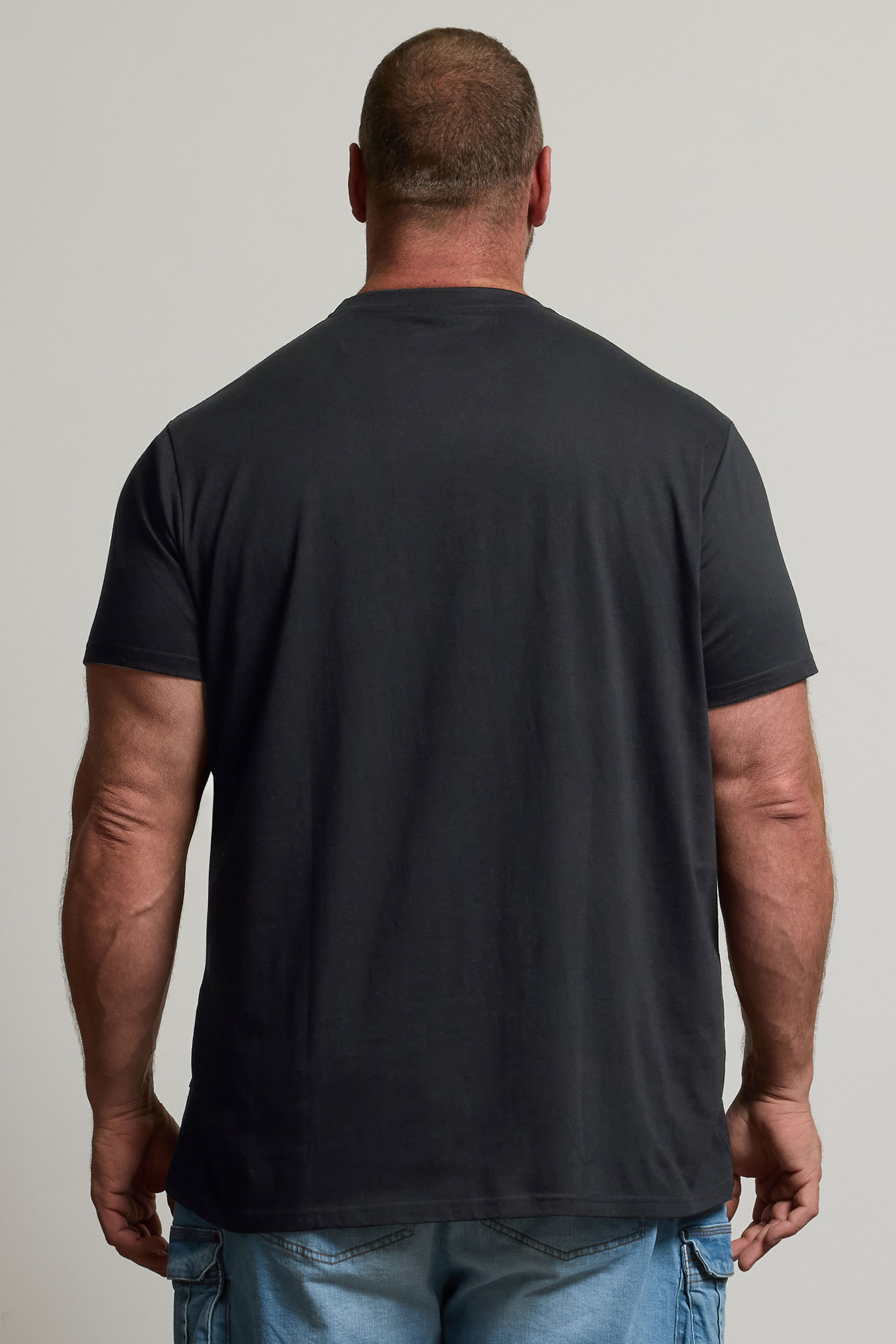 BadRhino Big & Tall Black/Blue/Red/Green/Navy 5 Pack Extra Long T-Shirts | BadRhino 4