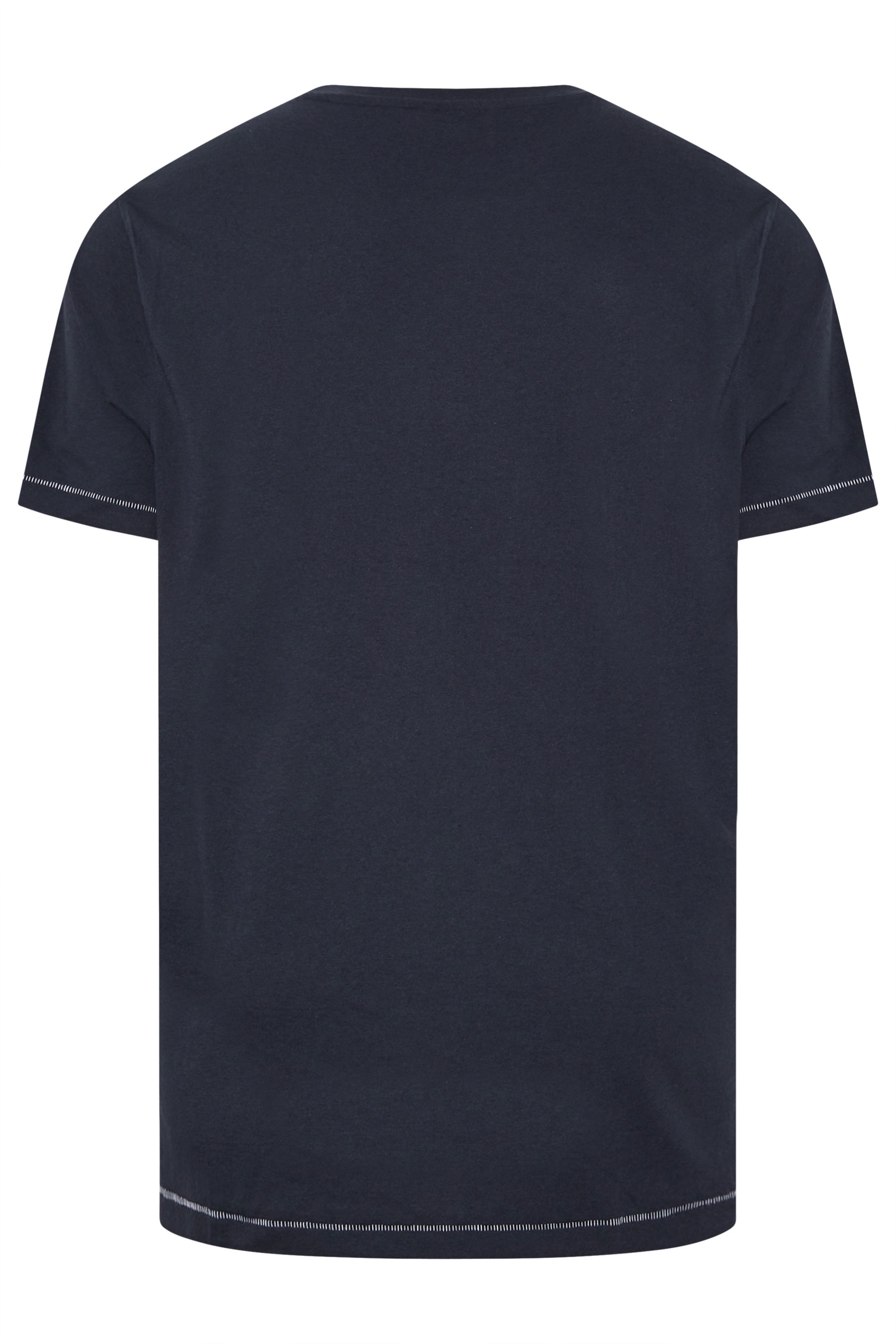 D555 Big & Tall Navy Blue 'Captain America' T-Shirt | BadRhino 4