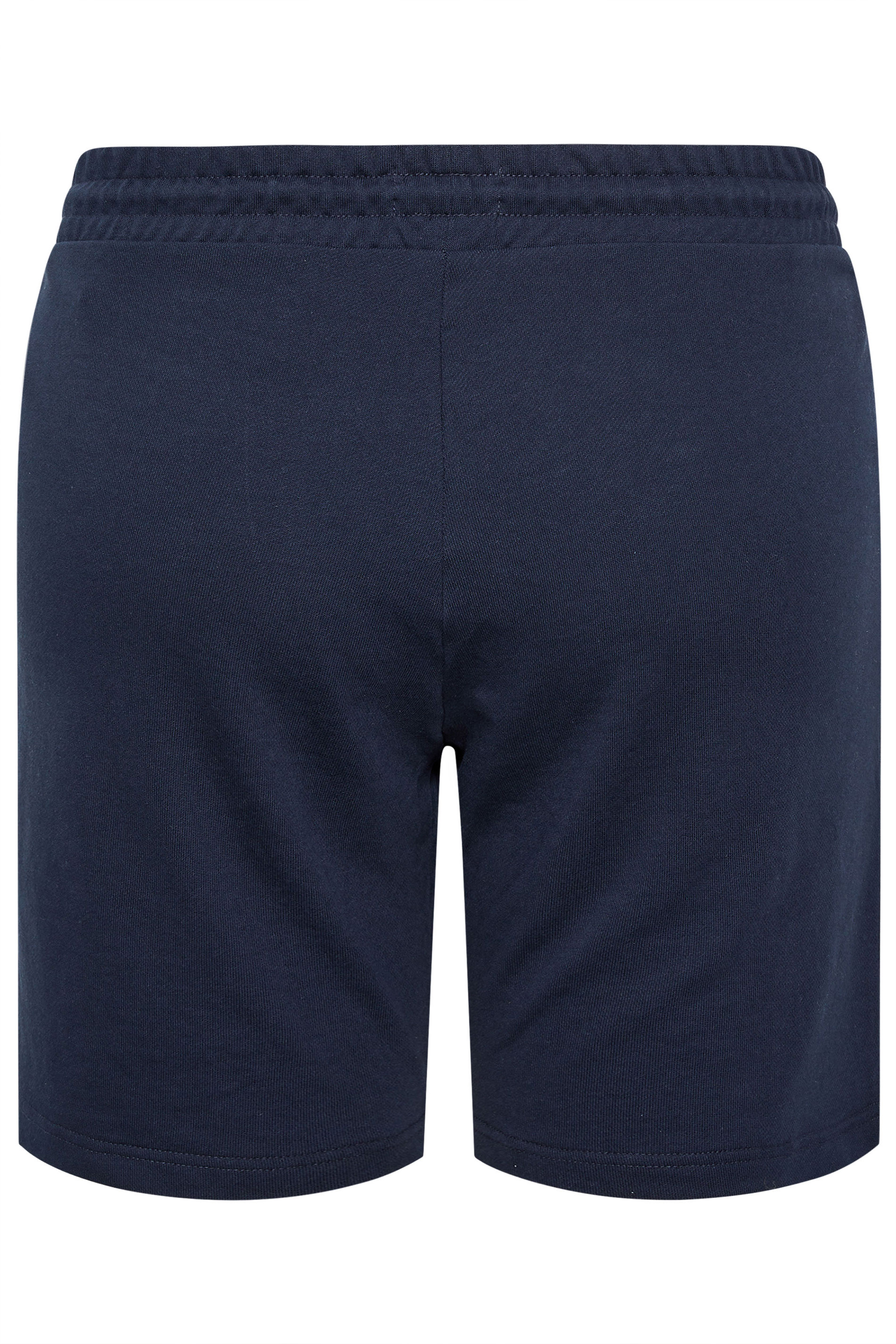 JACK & JONES Big & Tall Navy Blazer Blue Jogger Sweat Shorts | BadRhino 4