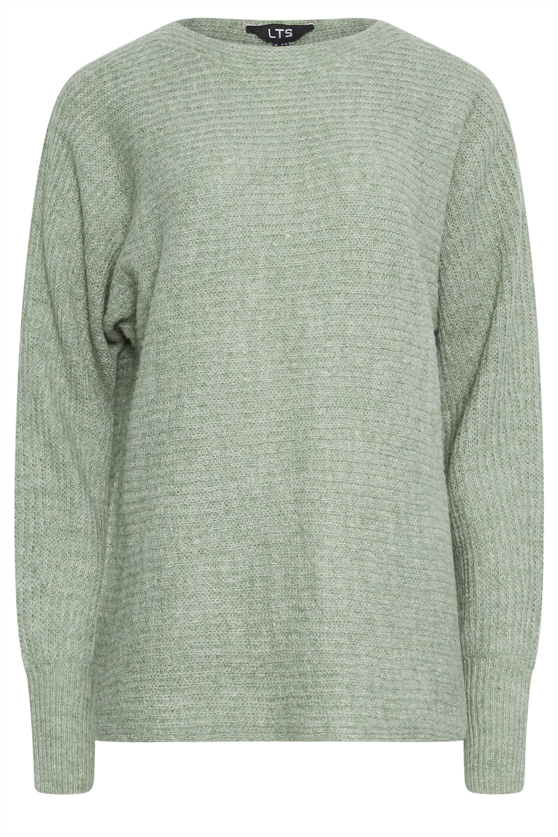 LTS Tall Womens Light Green Long Sleeve Knit Jumper | Long Tall Sally  6
