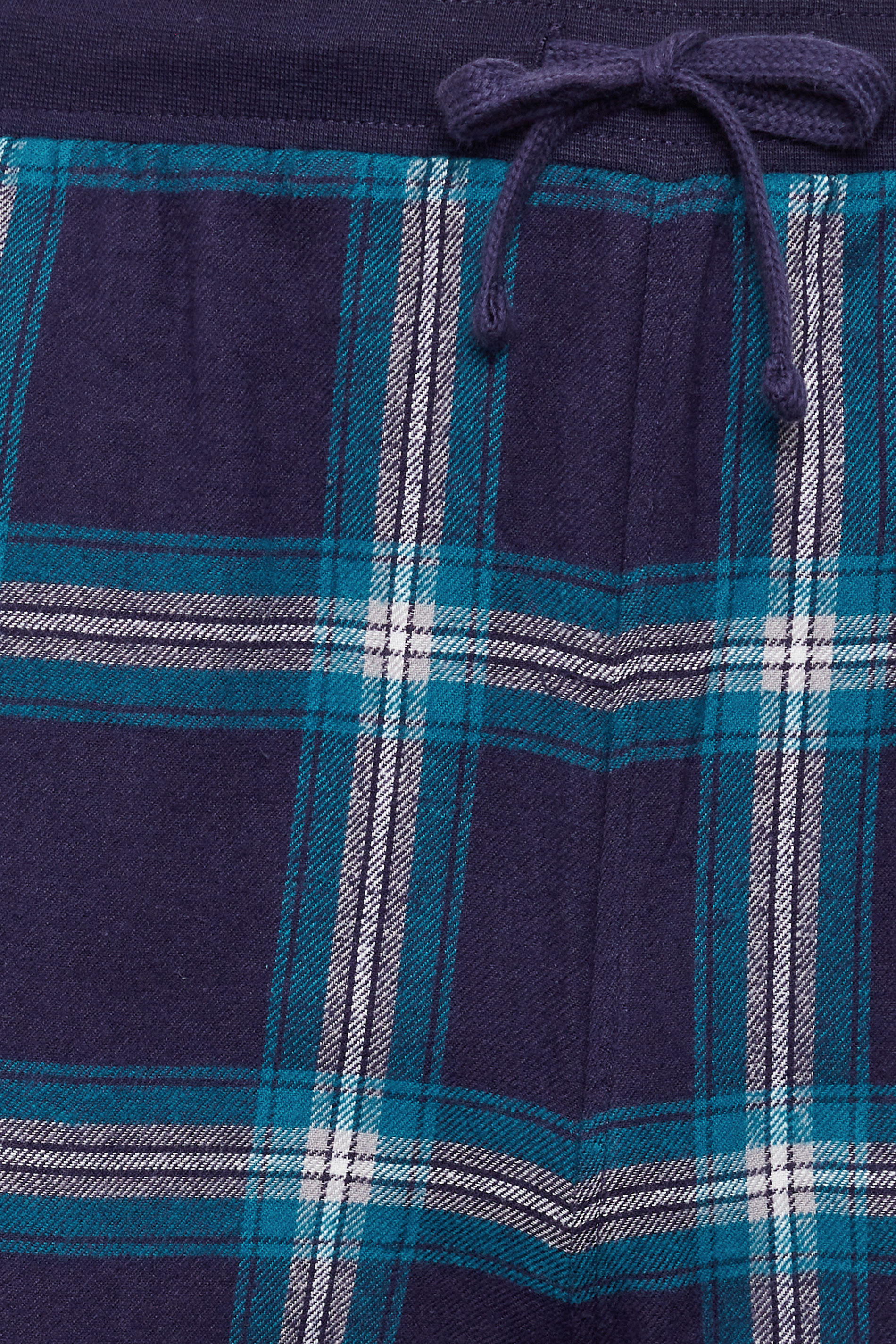 BadRhino Big & Tall Blue Check Print Pyjama Trousers | BadRhino 7